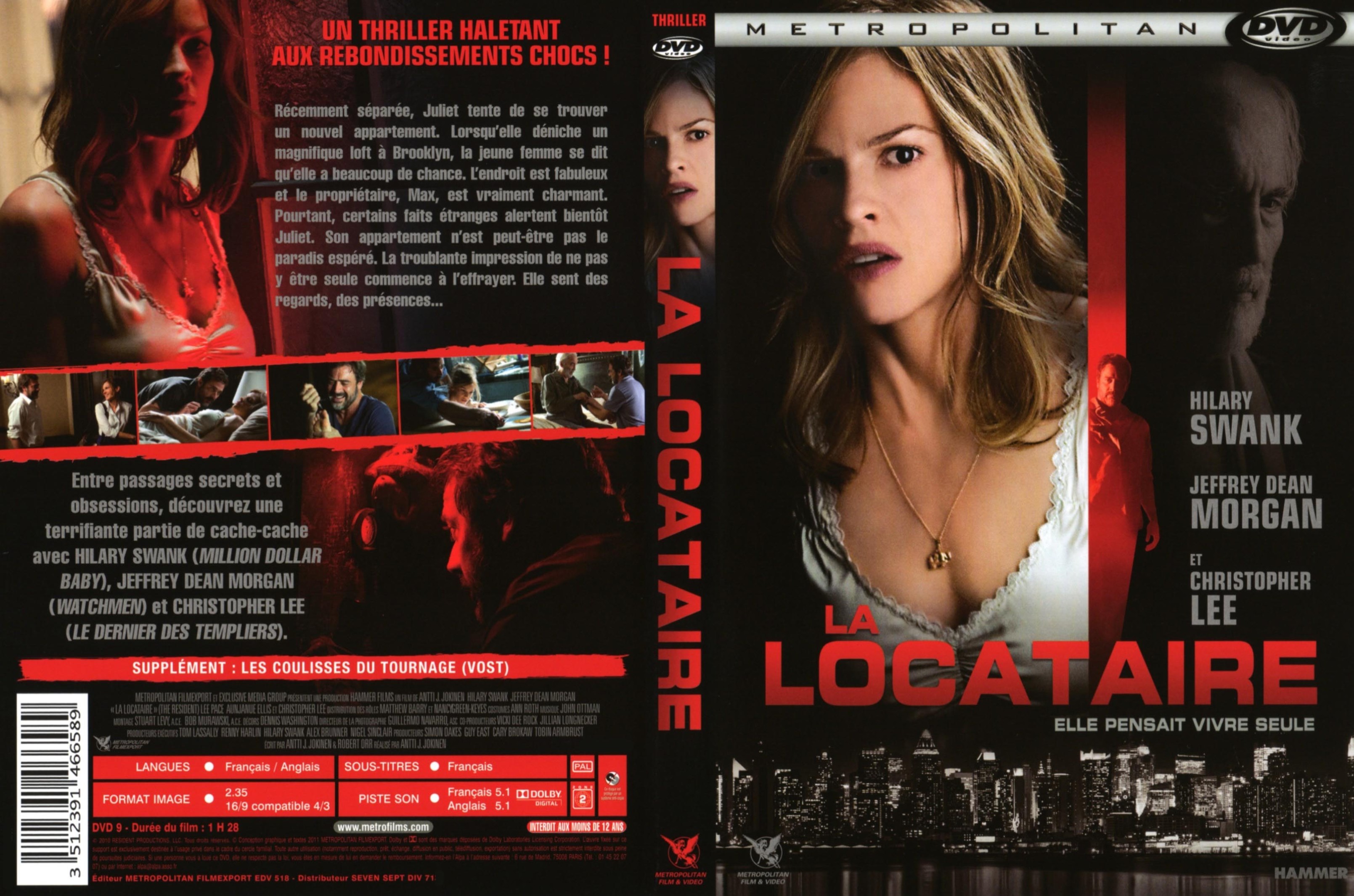 Jaquette DVD La Locataire