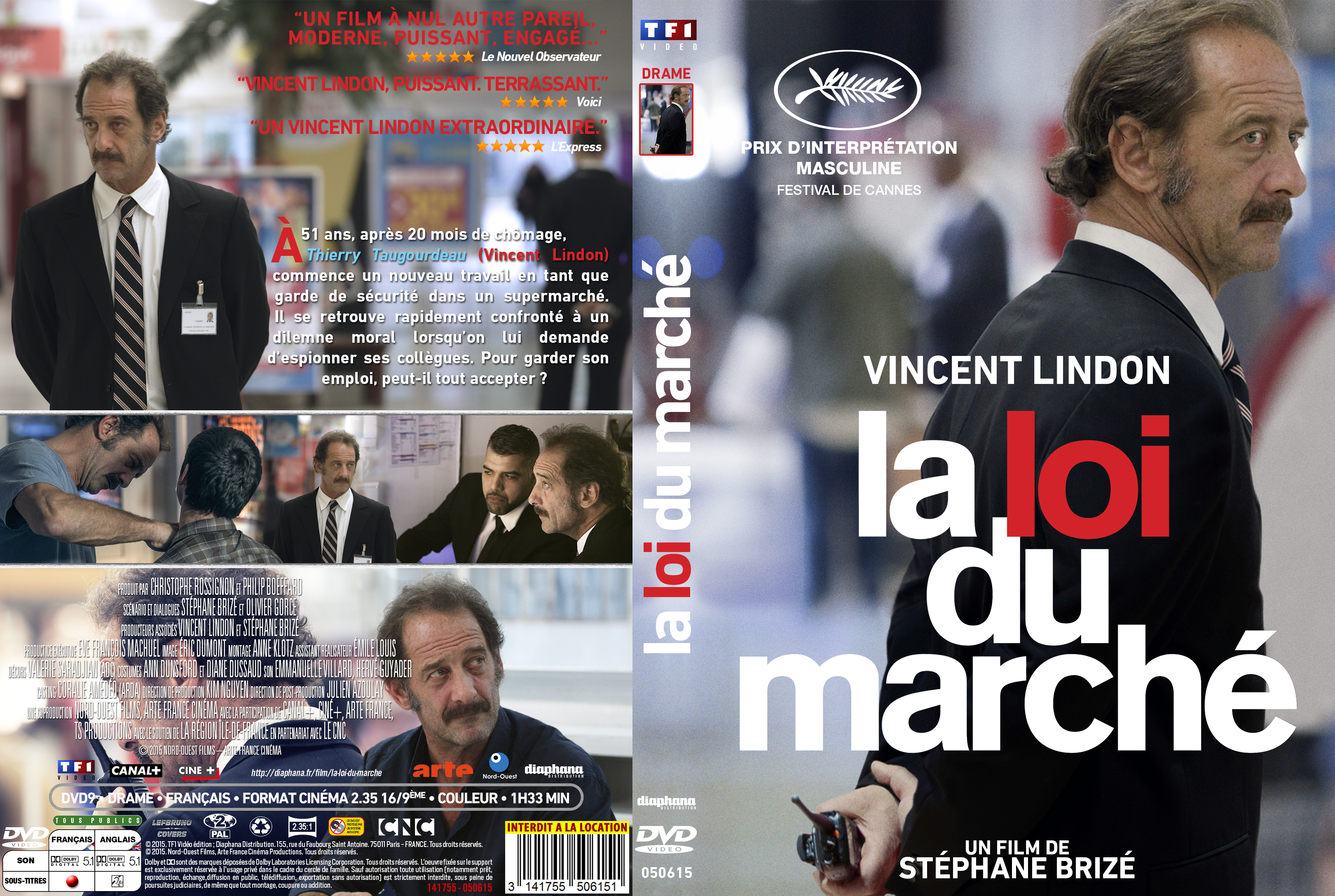 Jaquette DVD La Loi Du March custom