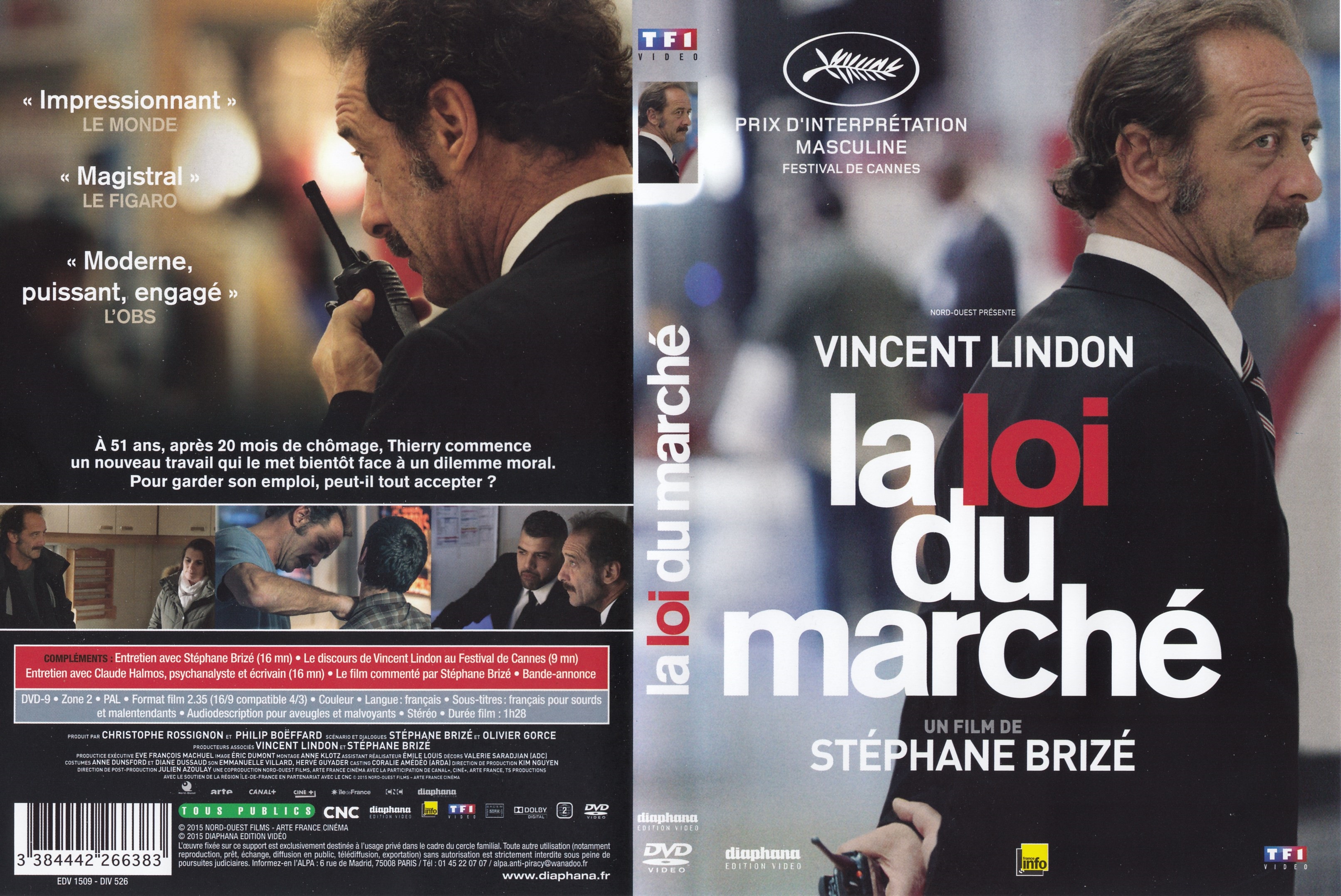 Jaquette DVD La Loi du March