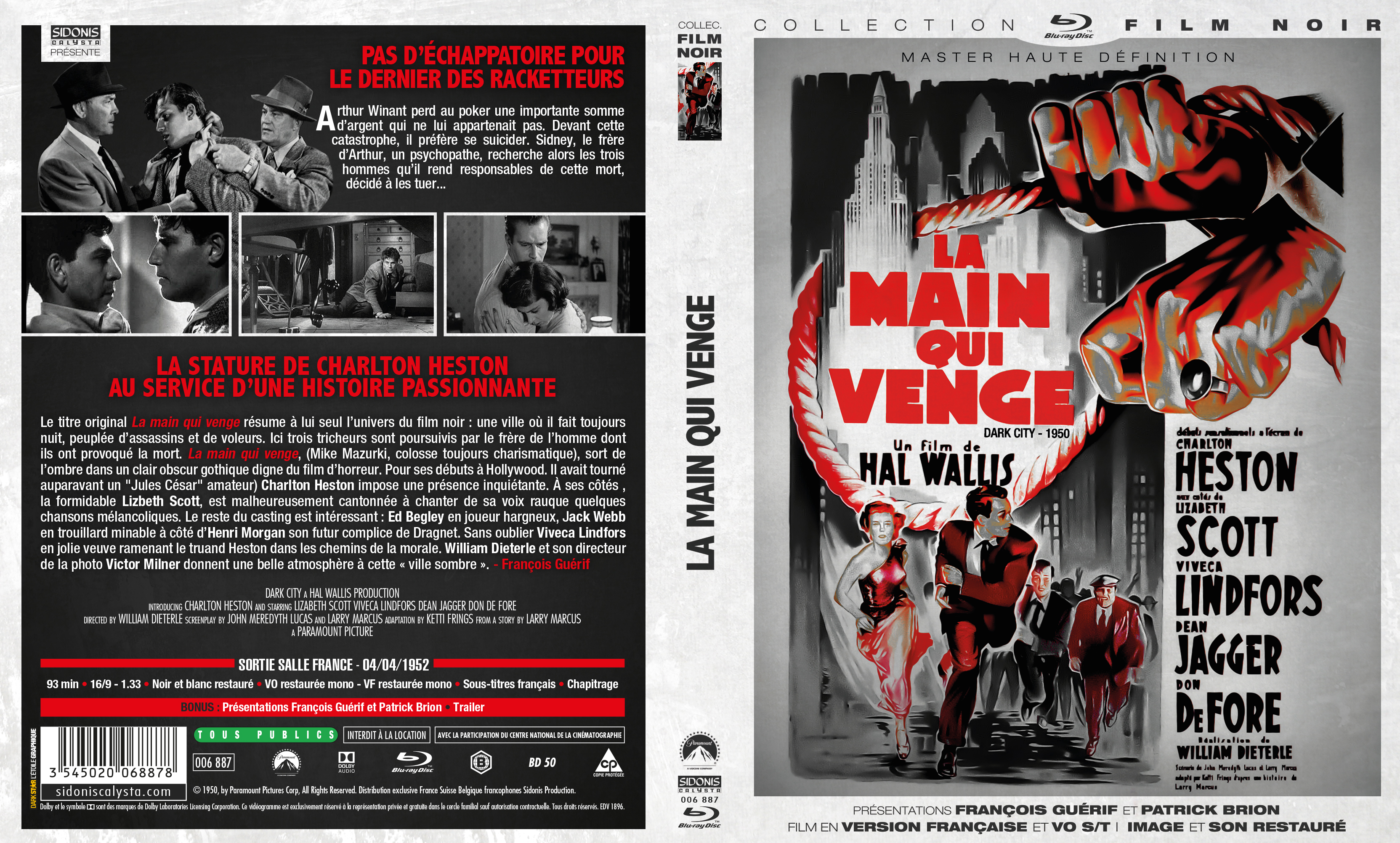 Jaquette DVD La Main qui venge (BLU-RAY)