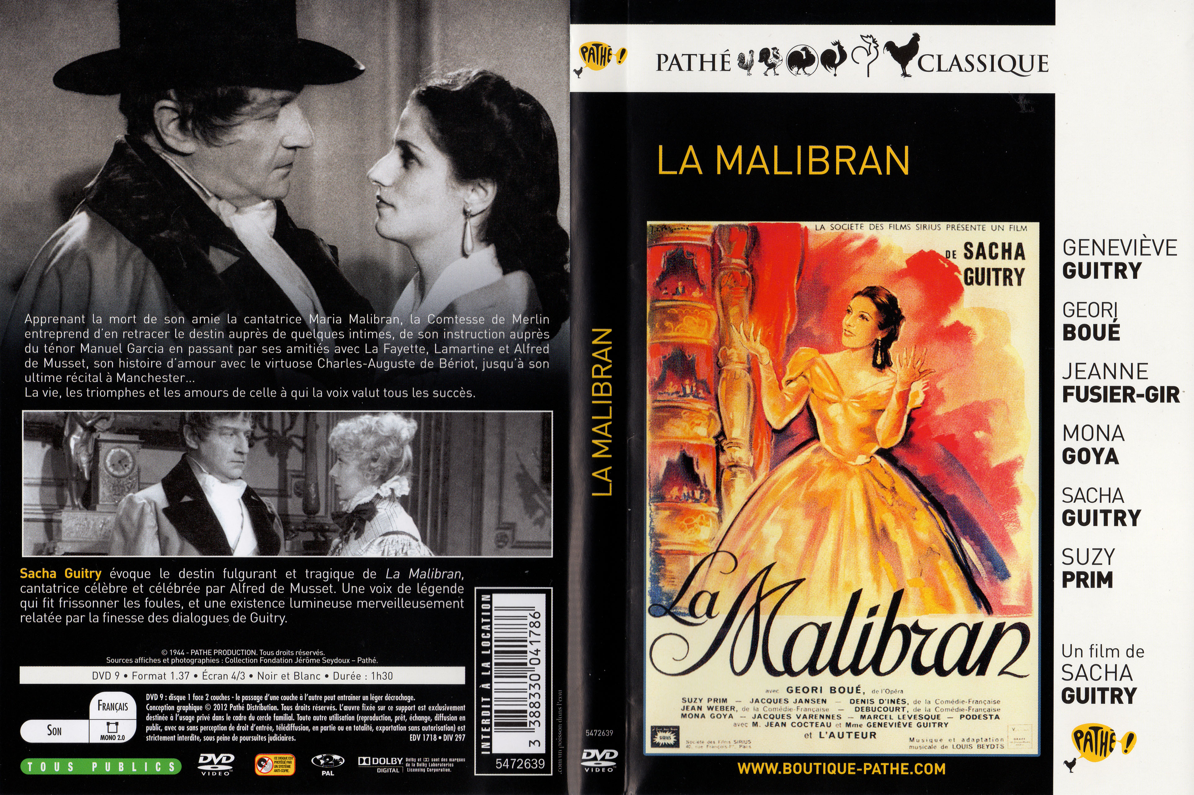 Jaquette DVD La Malibran