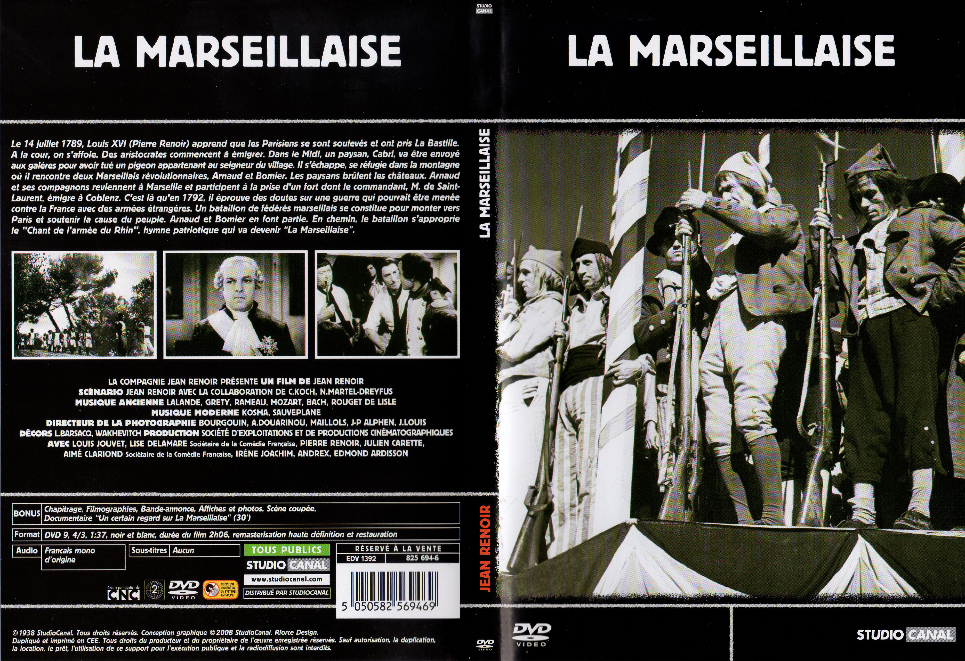 Jaquette DVD La Marseillaise