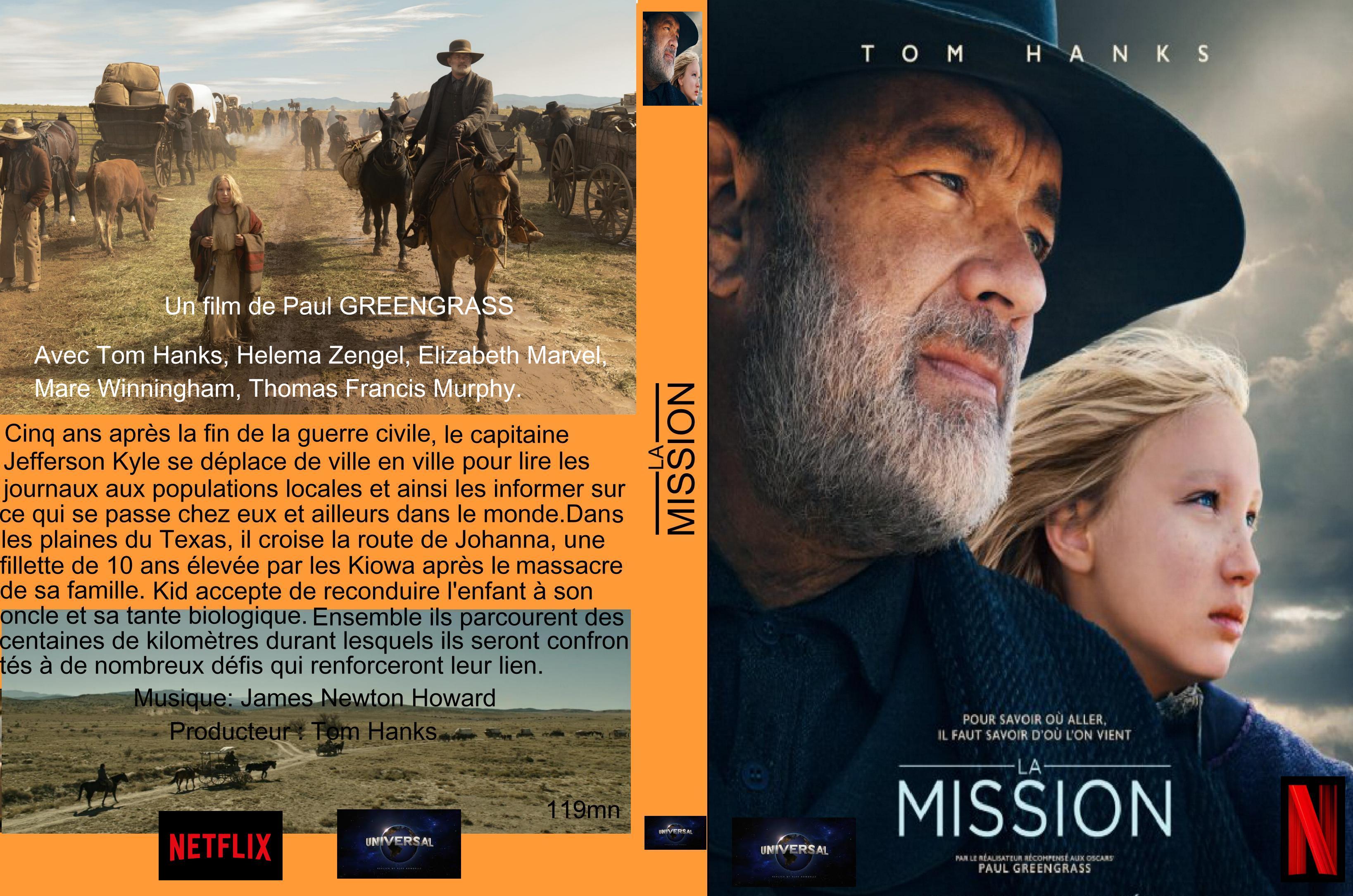 Jaquette DVD La Mission (2021) custom