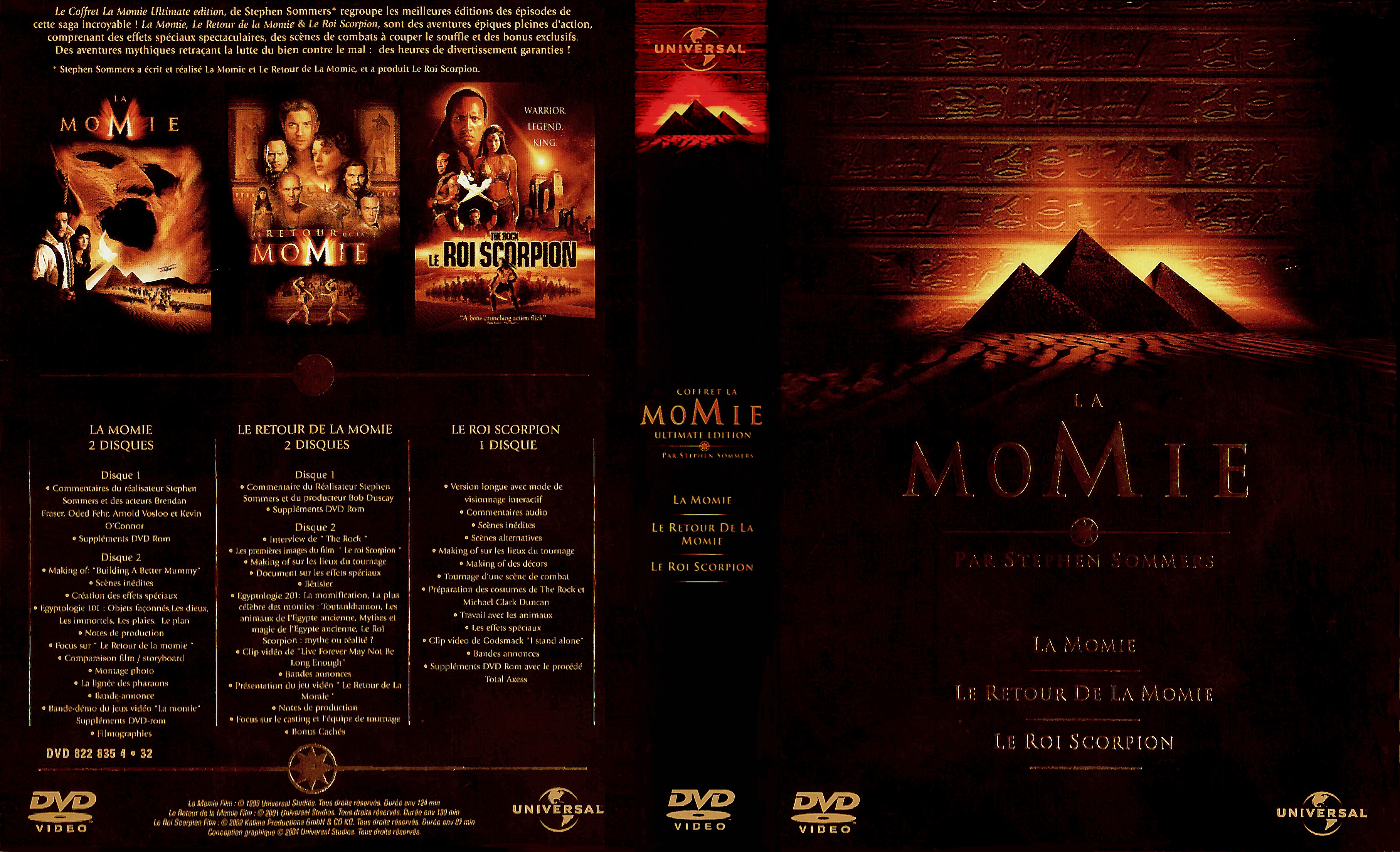 Jaquette DVD La Momie COFFRET