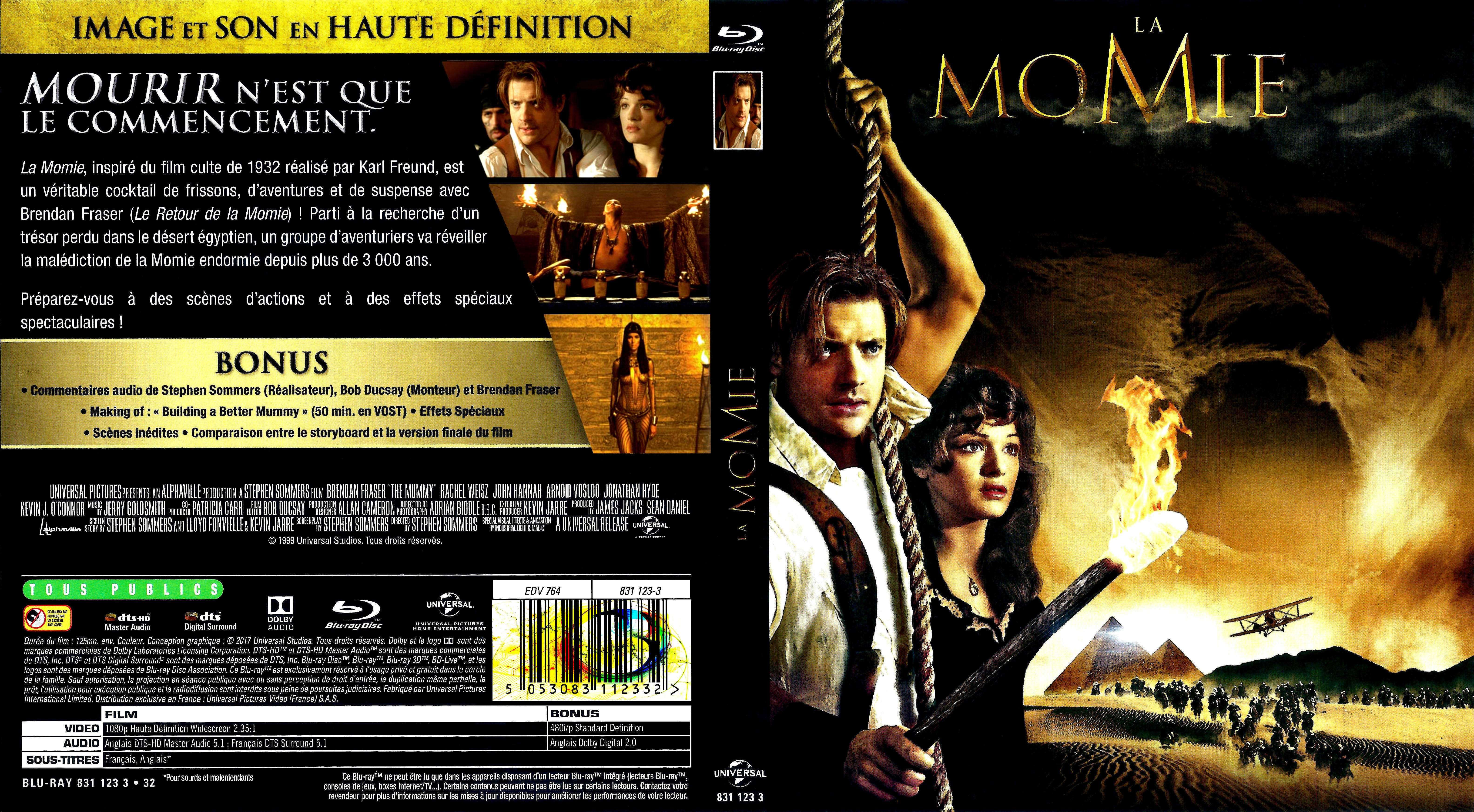 Jaquette DVD La Momie (BLU-RAY) v3