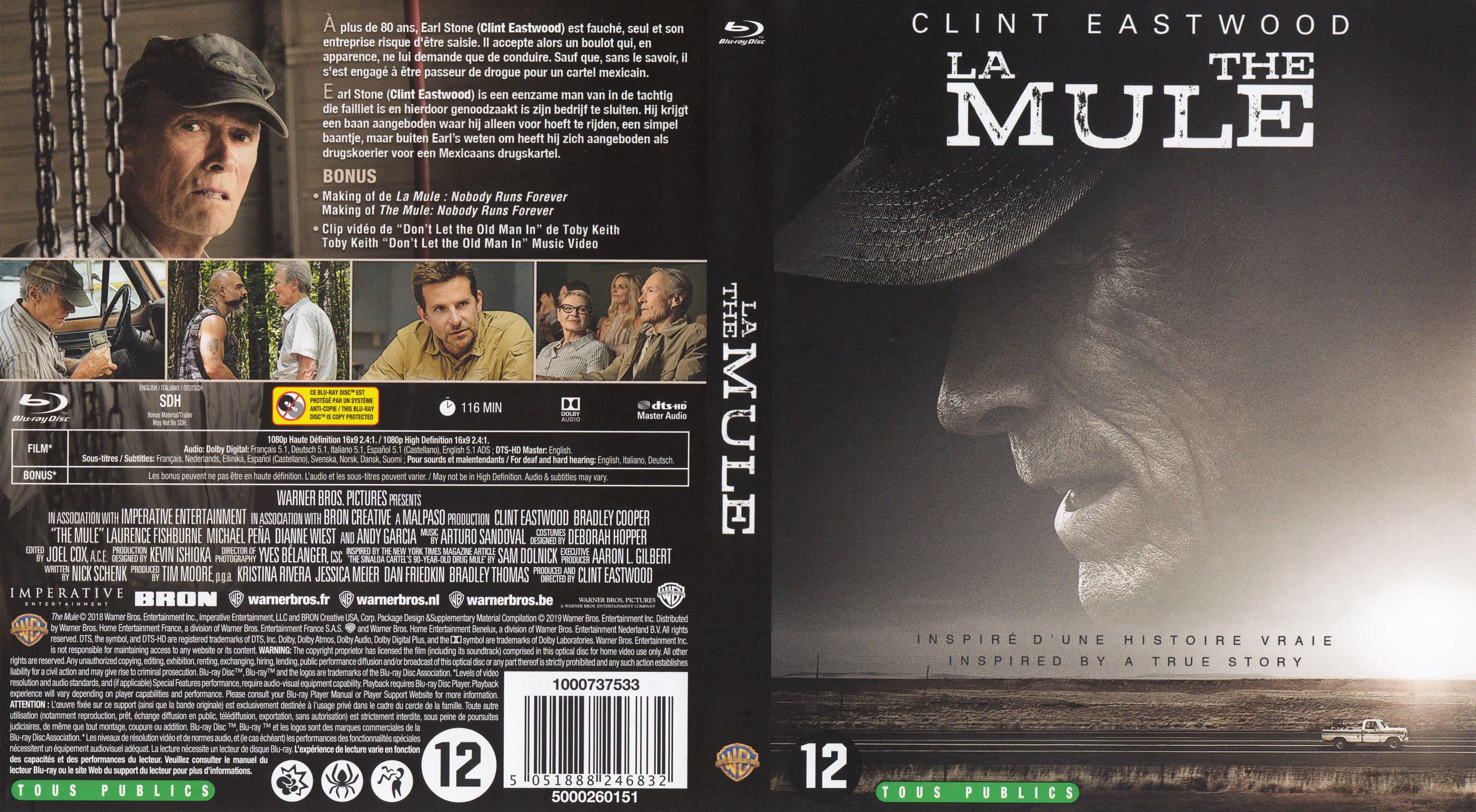 Jaquette DVD La Mule (Clint Eastwood) (BLU-RAY)