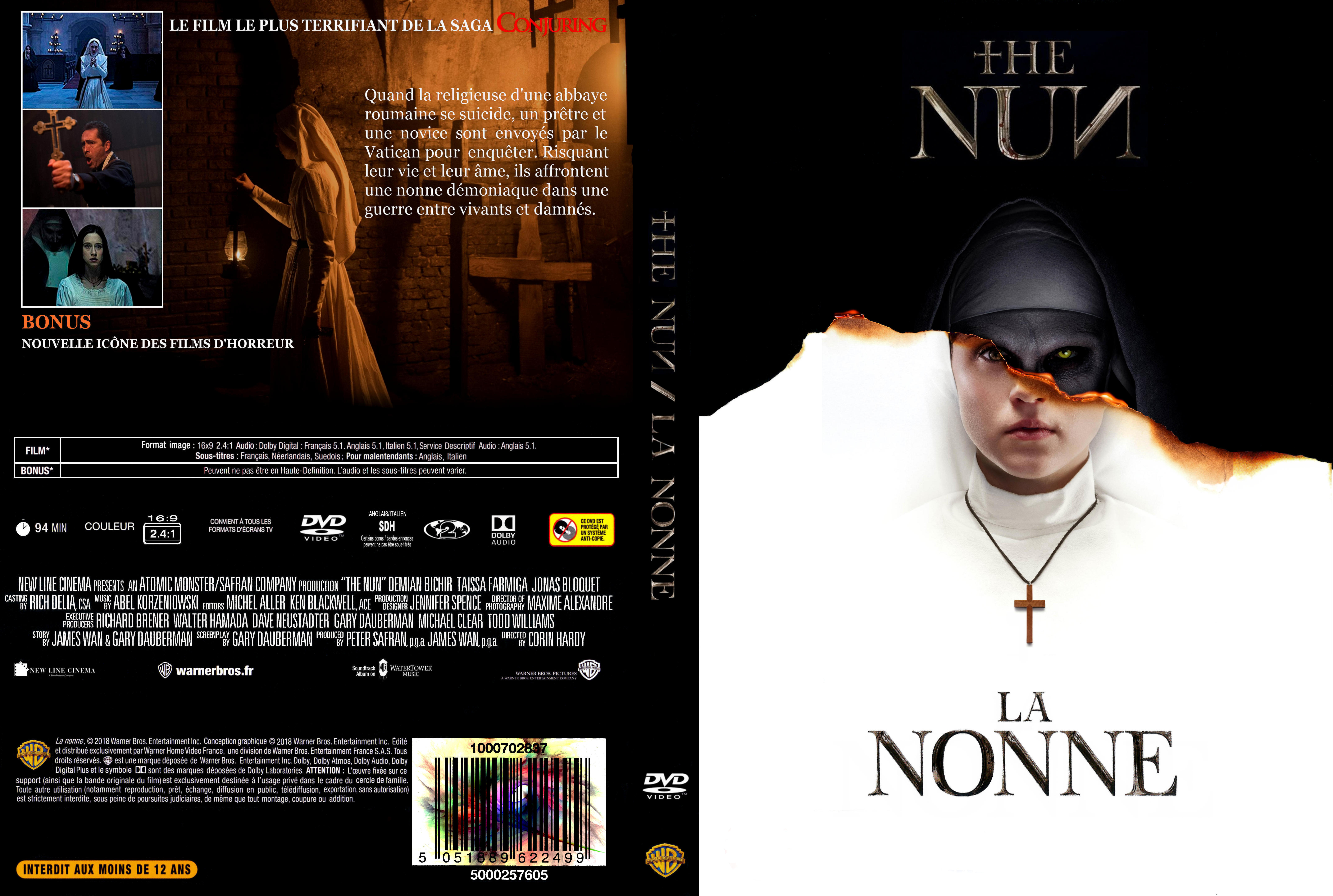 Jaquette DVD La Nonne (2018) (The Nun) custom