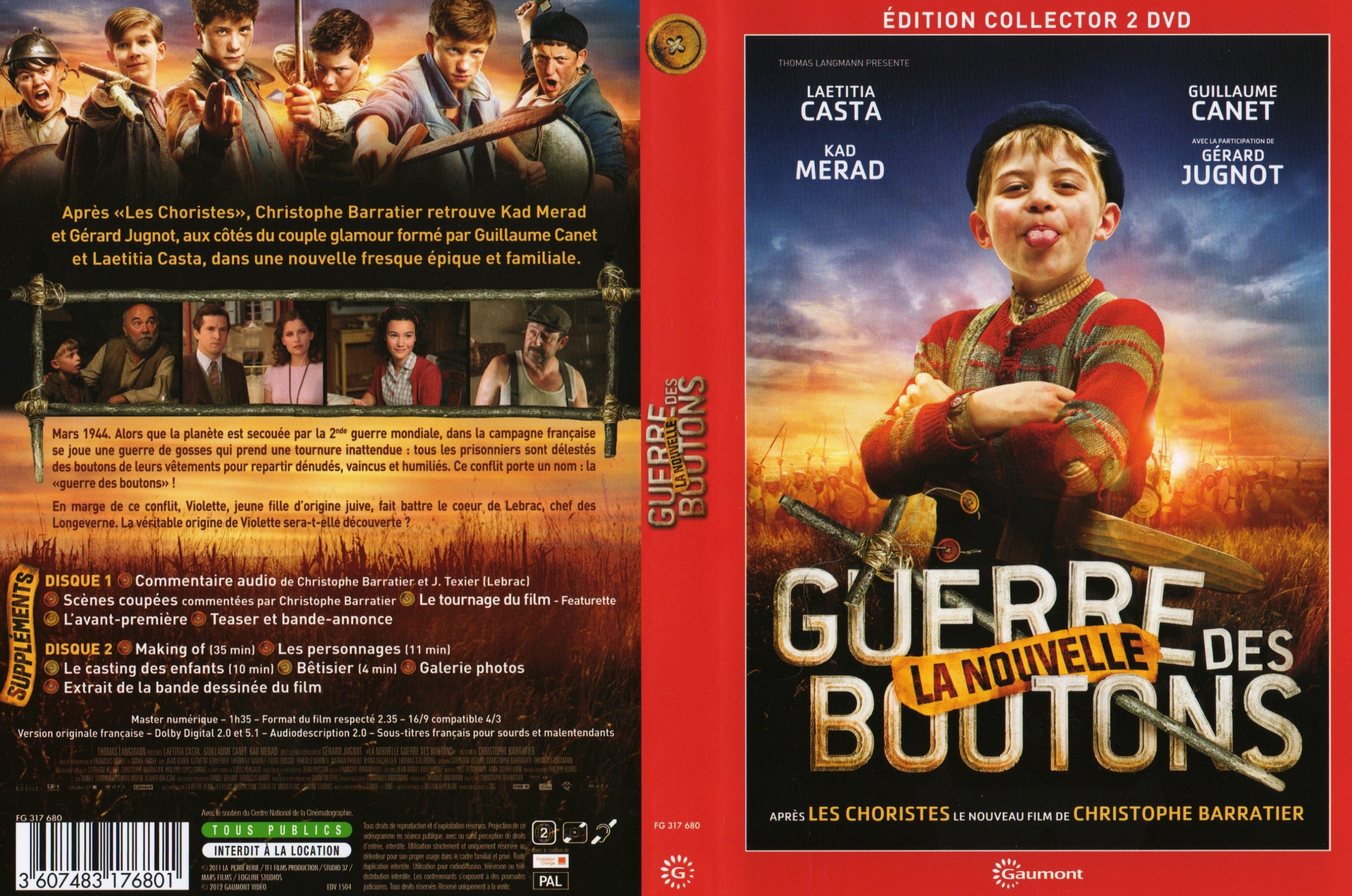 Jaquette DVD La Nouvelle guerre des boutons