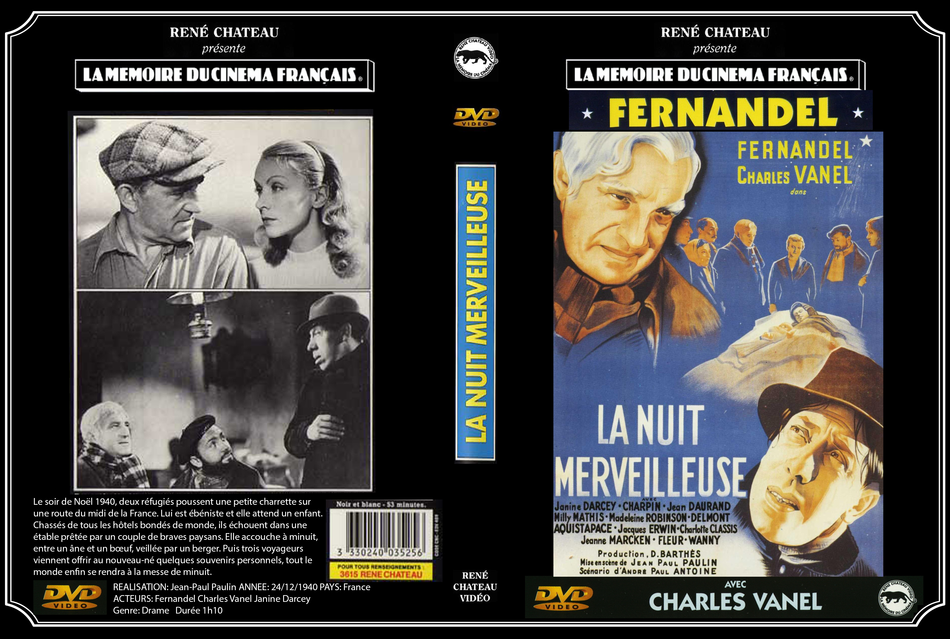 Jaquette DVD La Nuit Merveilleuse custom