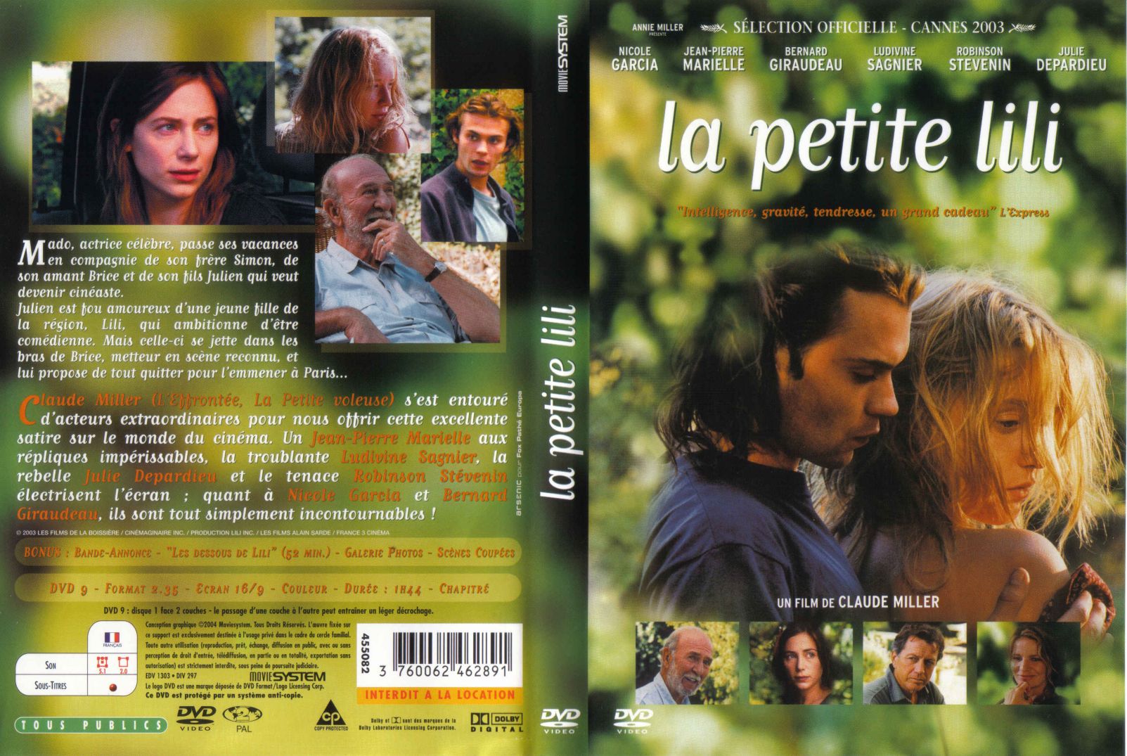 Jaquette DVD La Petite Lili