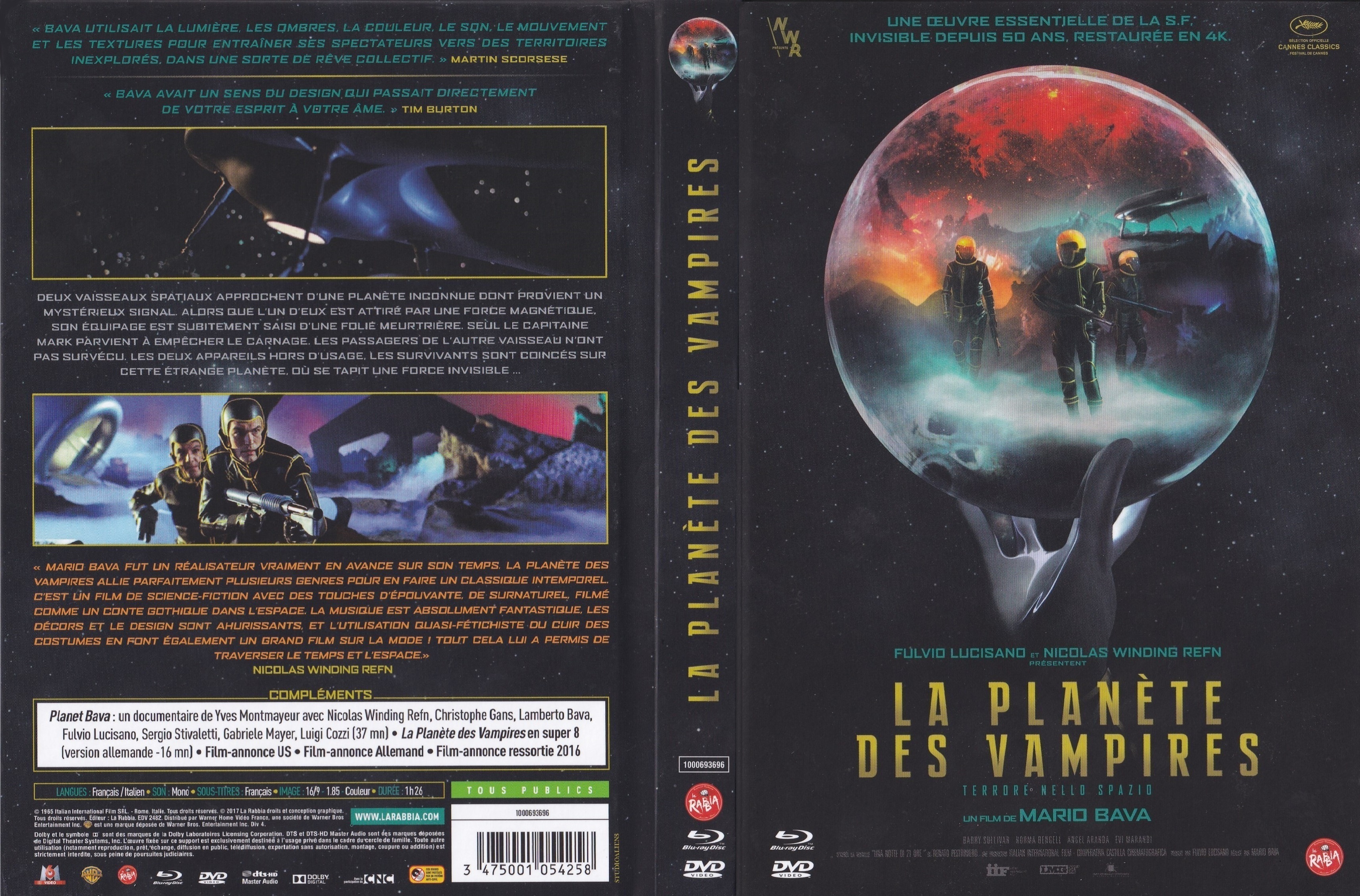 Jaquette DVD La Planete des Vampires (BLU-RAY)