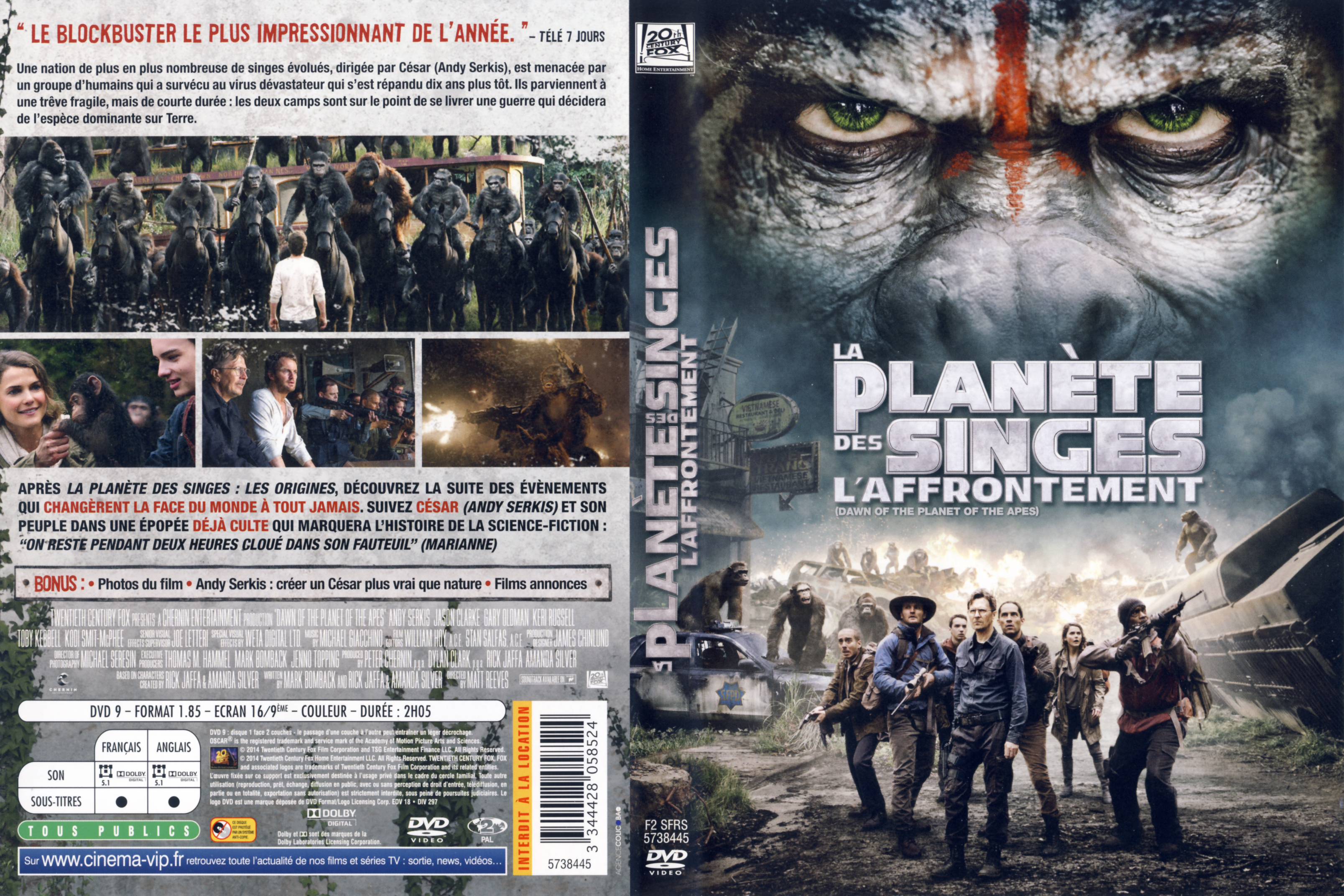 Jaquette DVD La Plante des singes : l