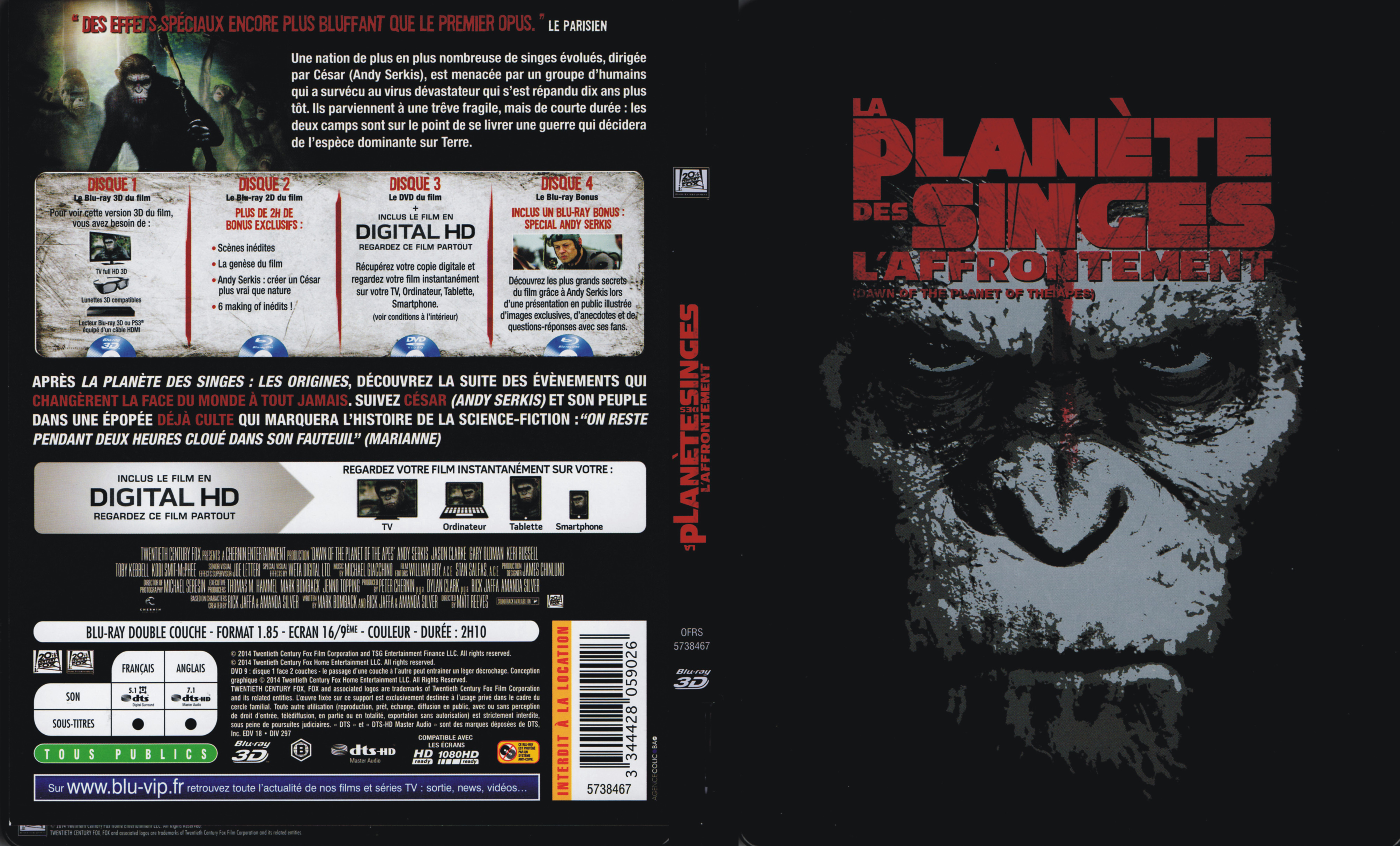 Jaquette DVD La Plante des singes : l