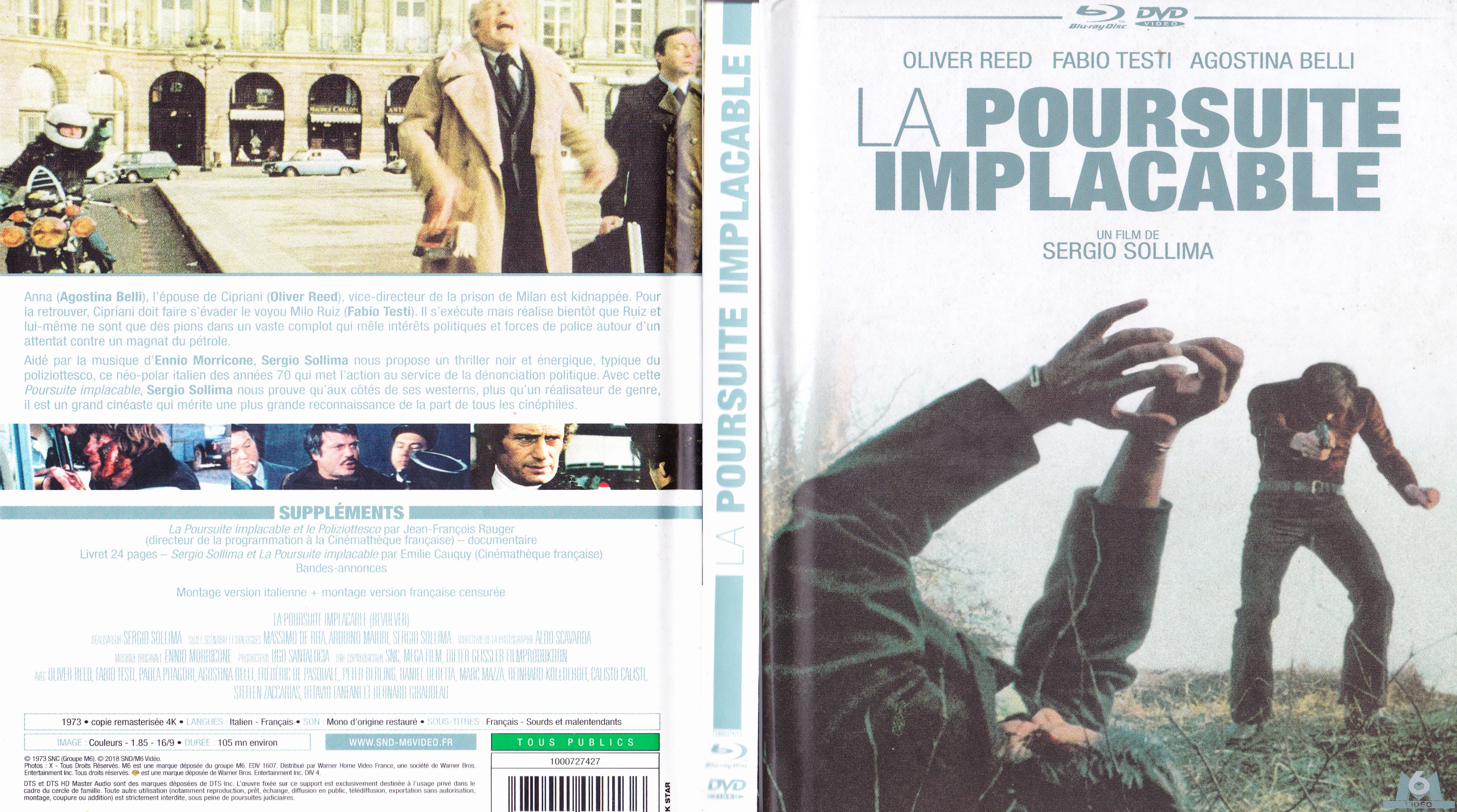 Jaquette DVD La Poursuite implacable (BLU-RAY)