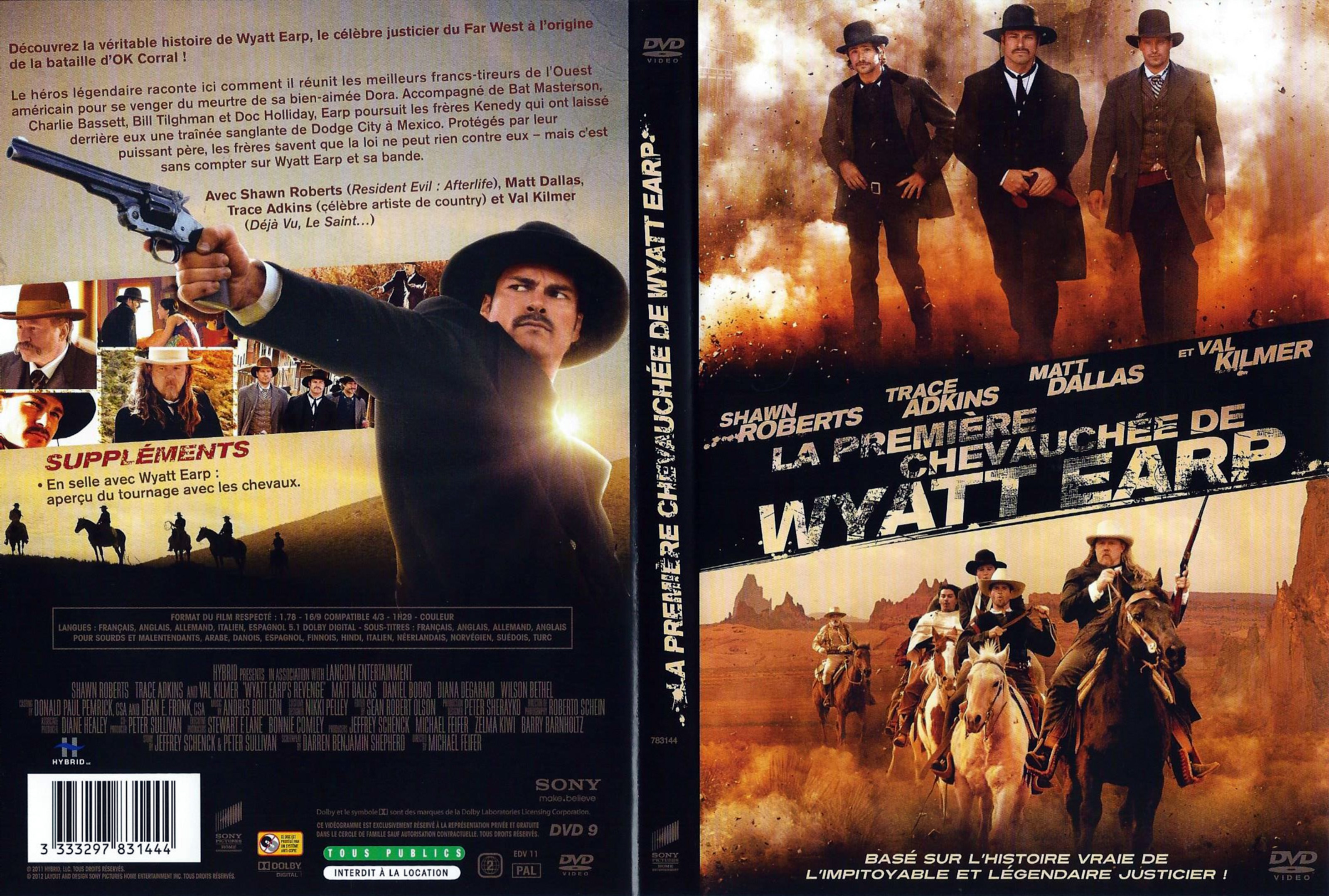 Jaquette DVD La Premire chevauche de Wyatt Earp