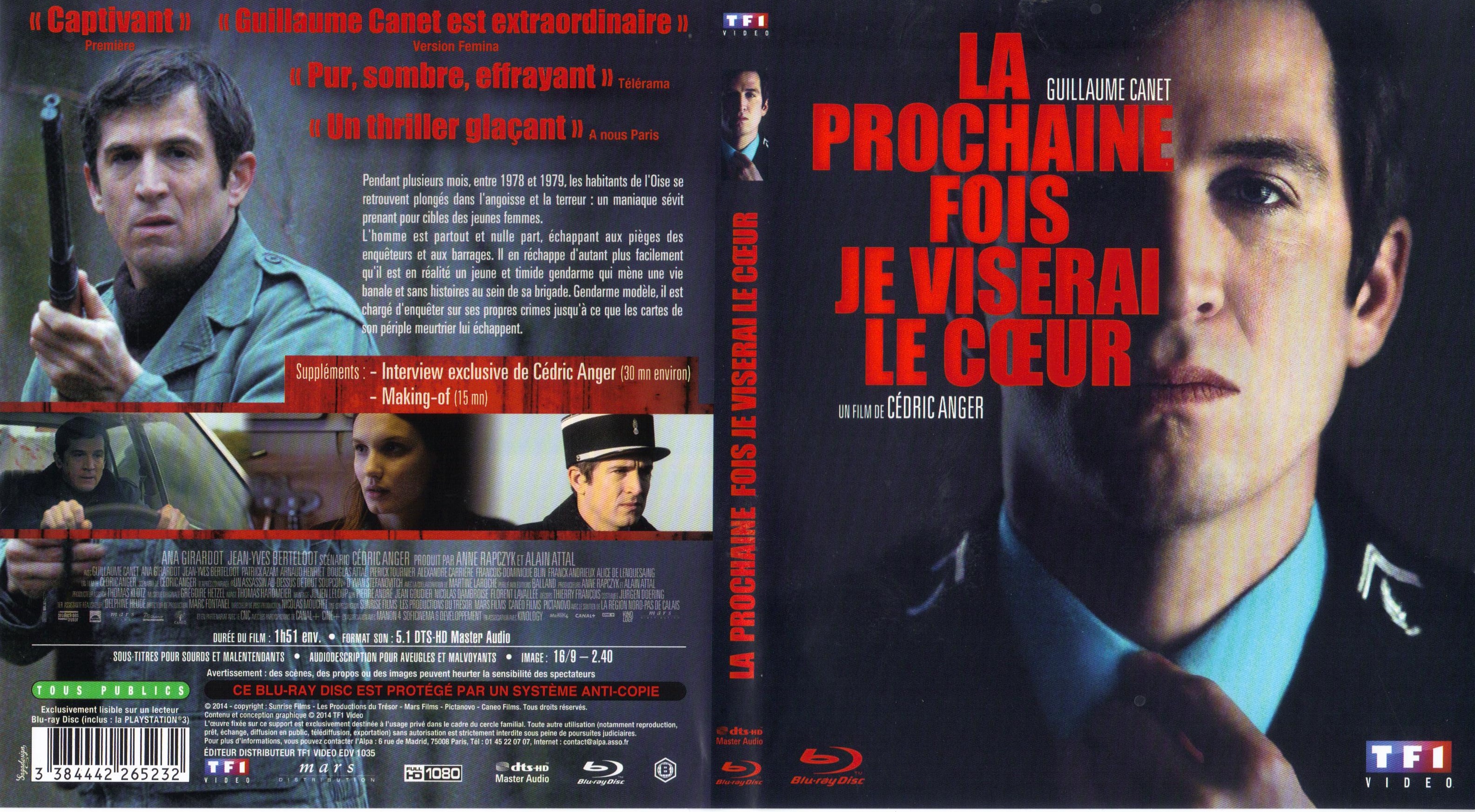 Jaquette DVD La Prochaine fois je viserai le coeur (BLU-RAY)