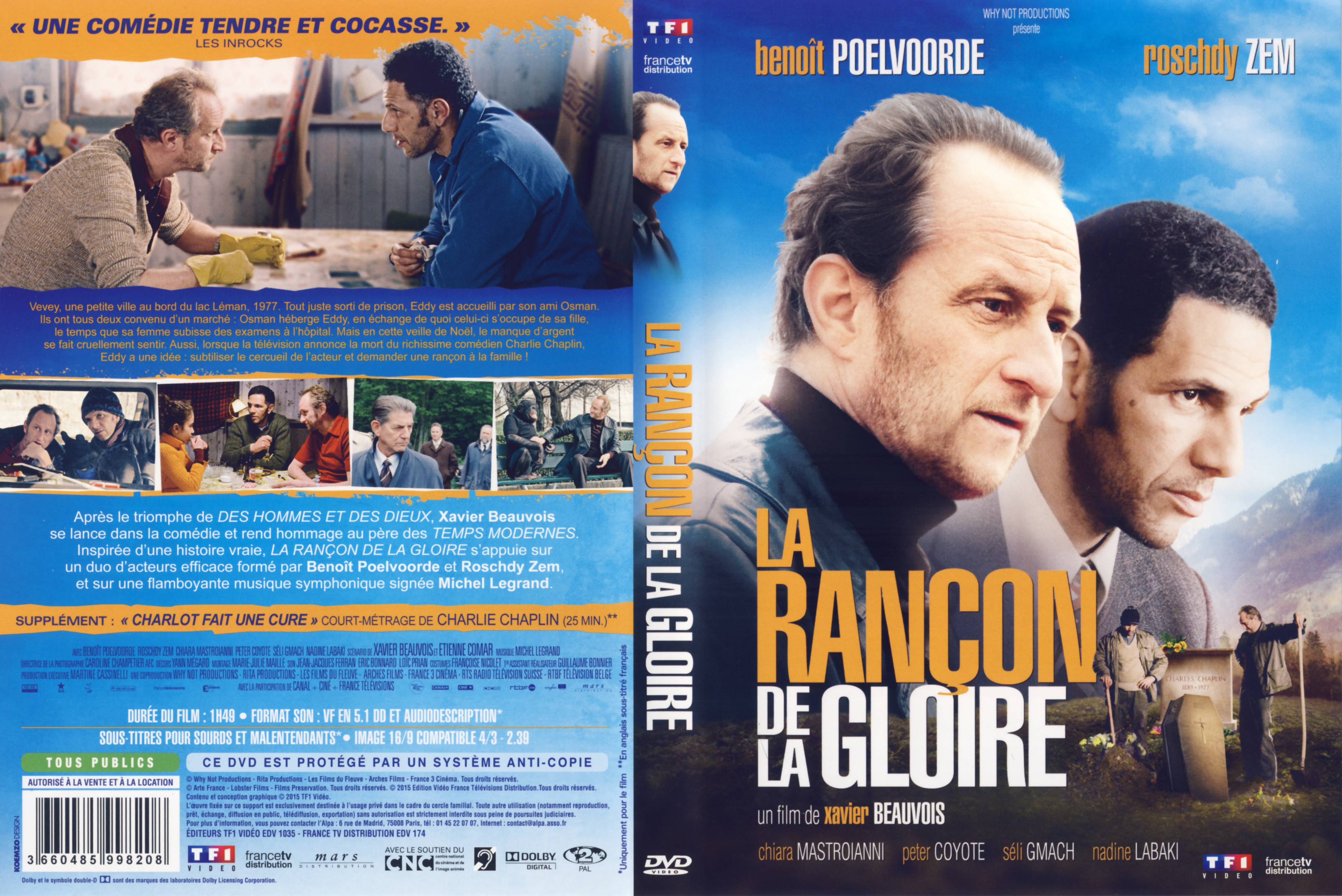 Jaquette DVD La Ranon de la Gloire