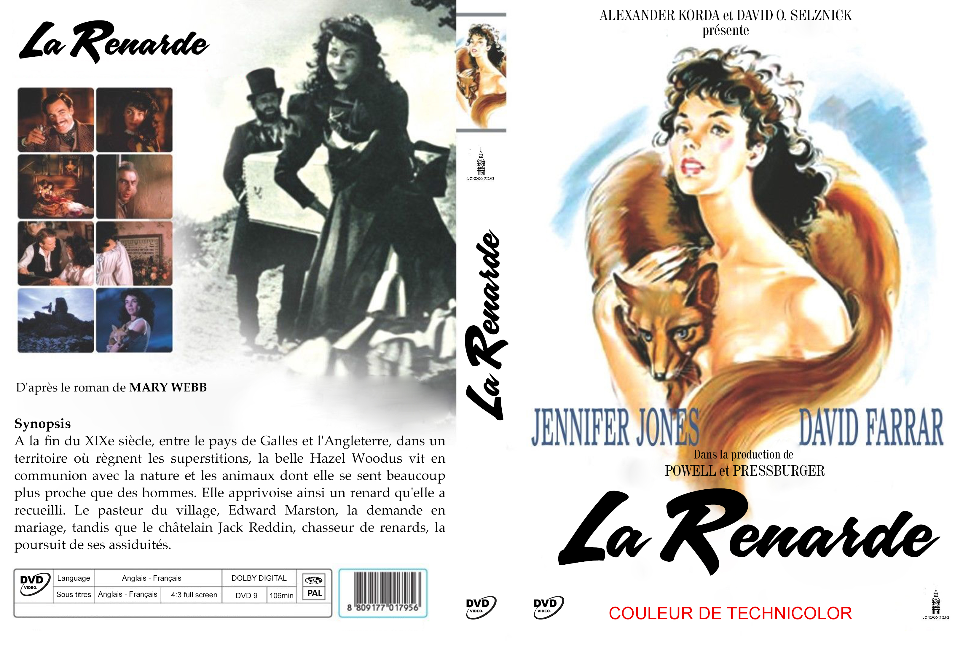 Jaquette DVD La Renarde custom