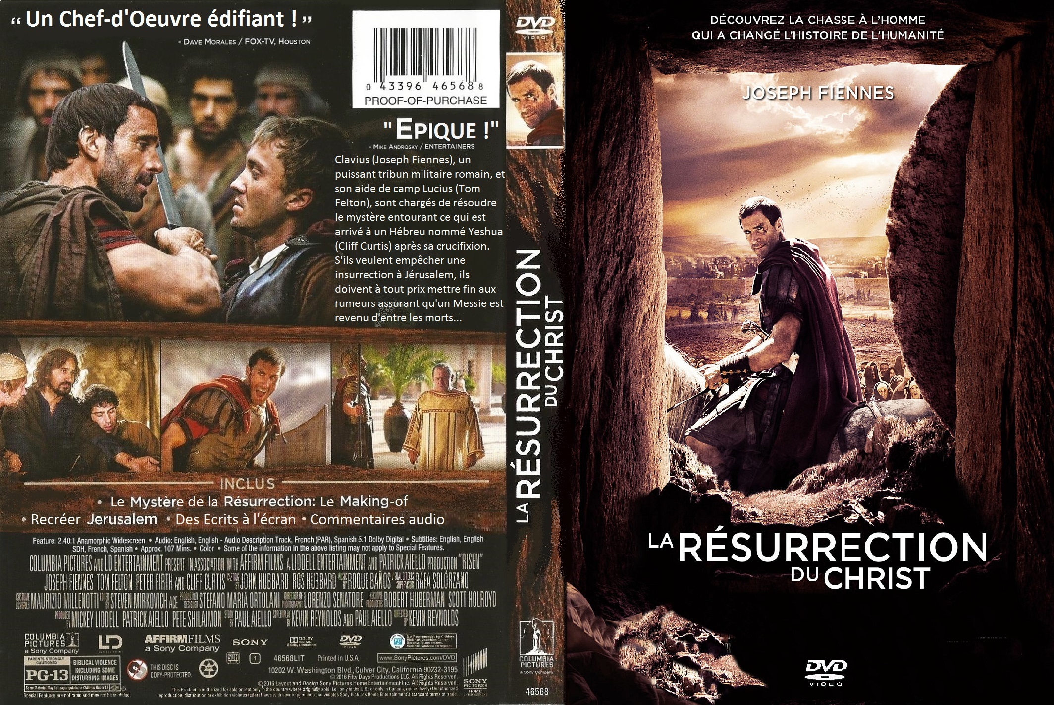 Jaquette DVD La Rsurrection du Christ custom 