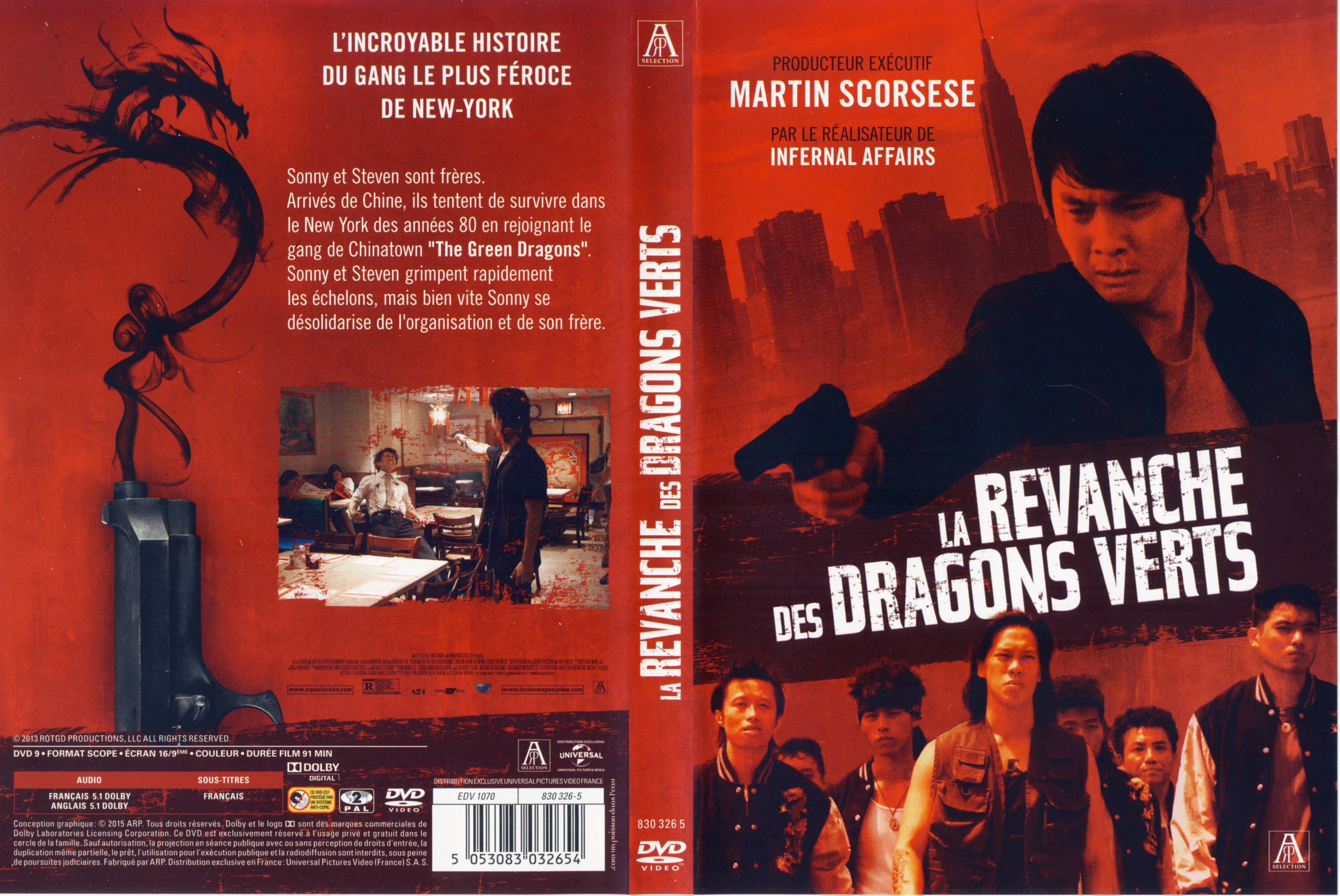 Jaquette DVD La Revanche des Dragons verts