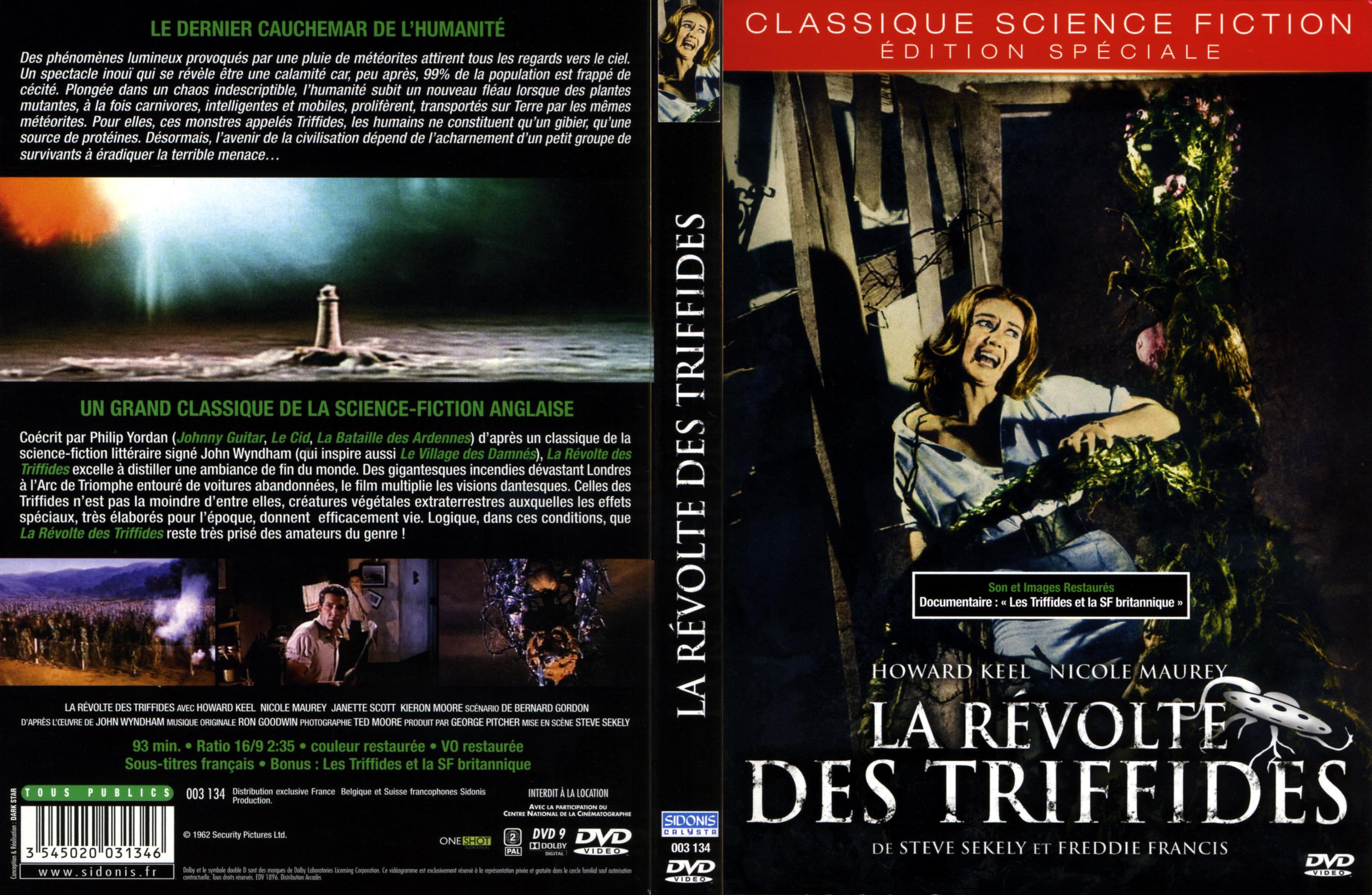Jaquette DVD La Revolte des Triffides