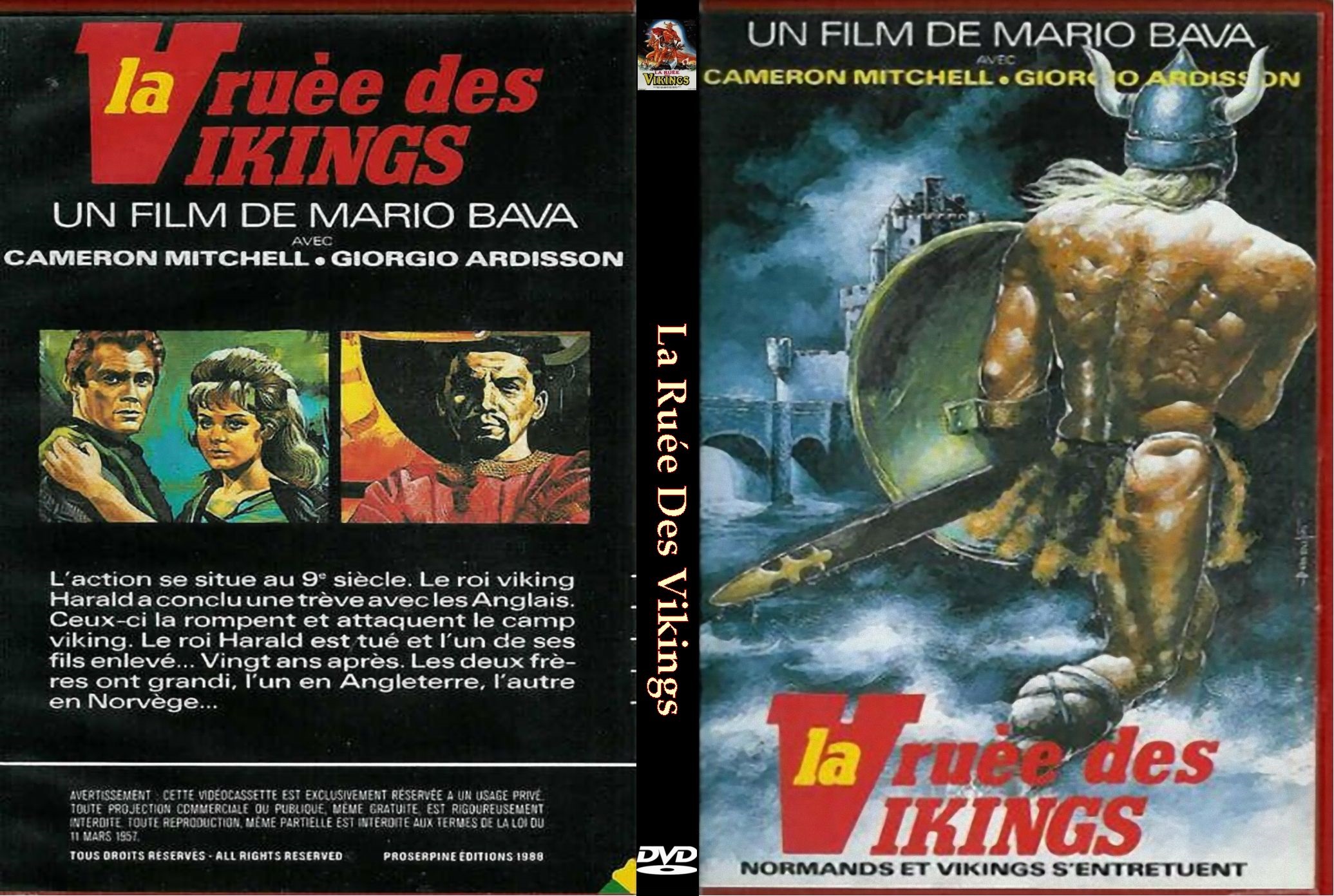 Jaquette DVD La Rue des Vikings custom 