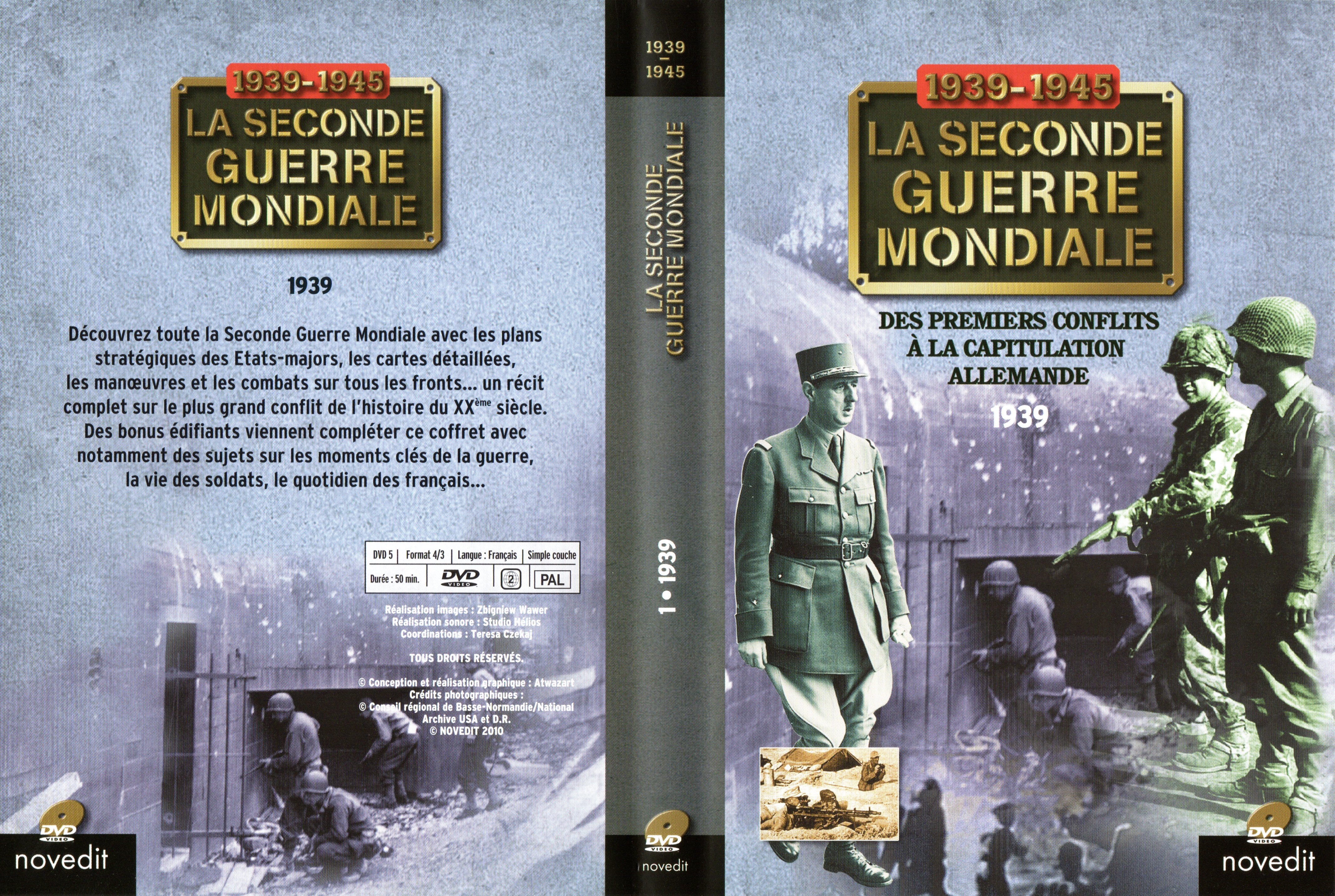 Jaquette DVD La Seconde Guerre Mondiale - I - 1939