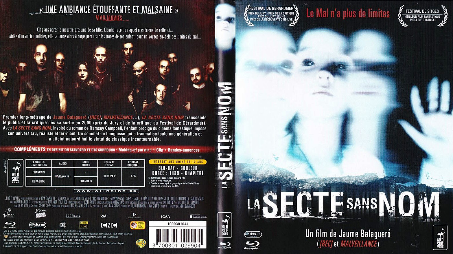 Jaquette DVD La Secte sans nom (BLU-RAY)