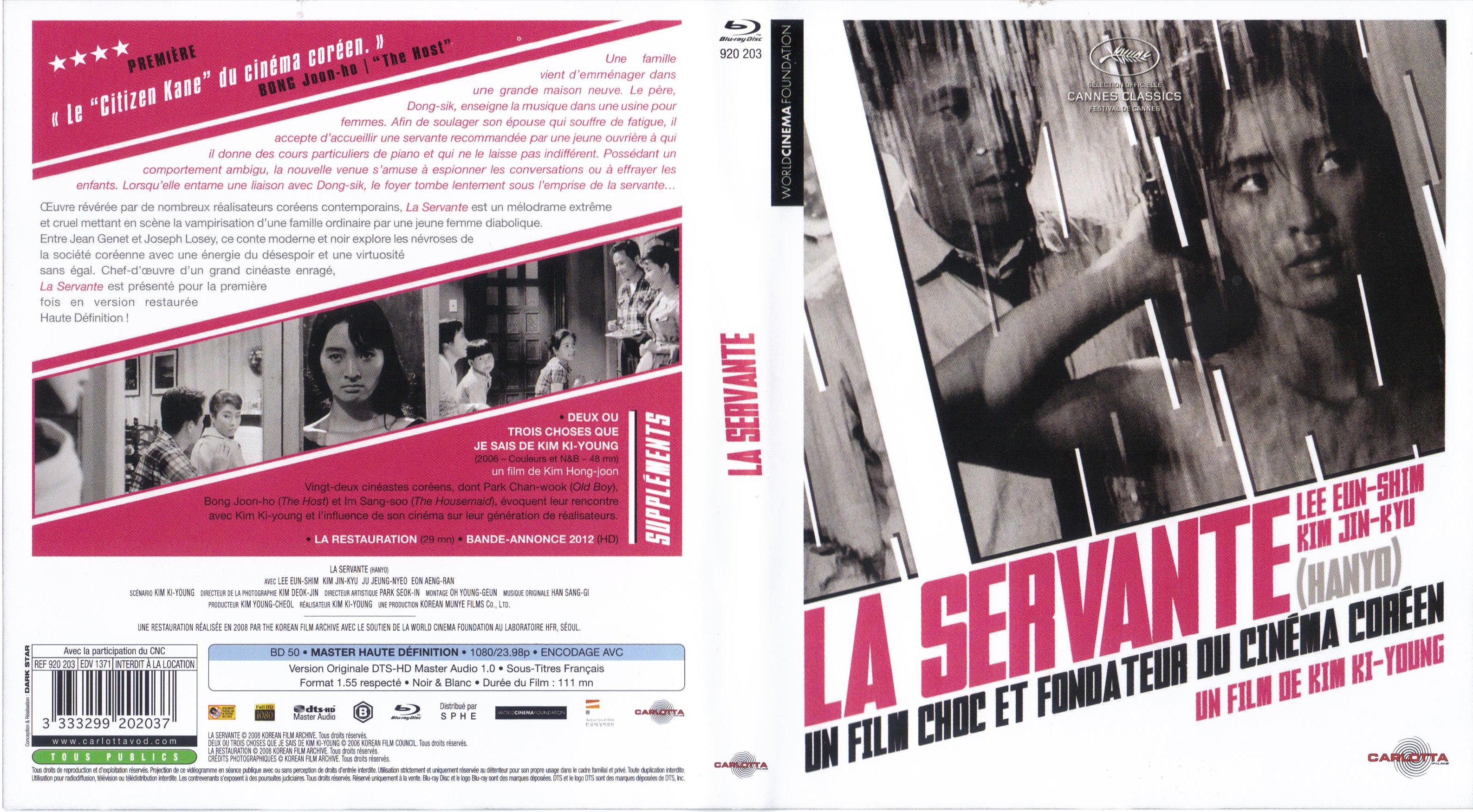 Jaquette DVD La Servante (BLU-RAY)