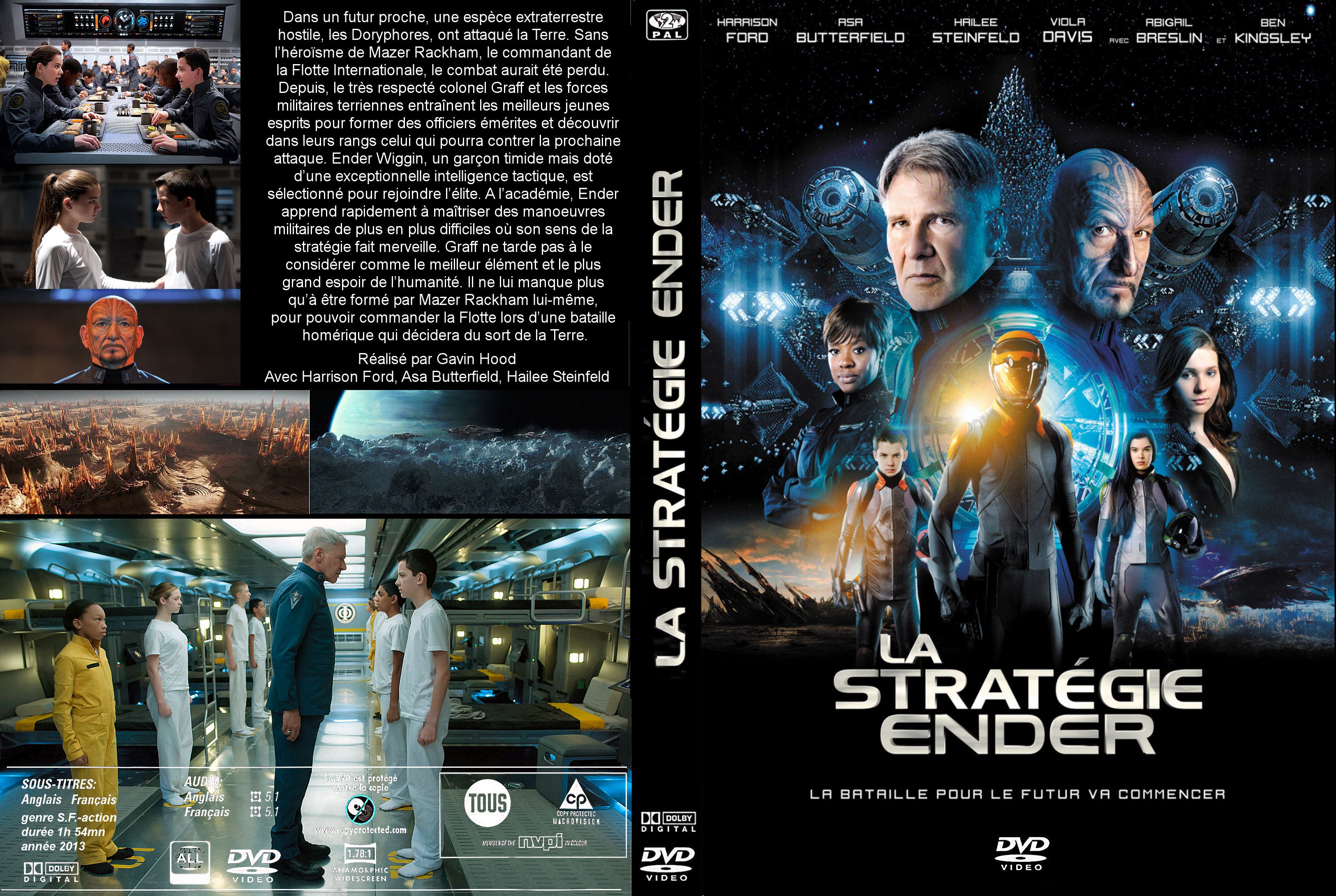 Jaquette DVD La Stratgie Ender custom