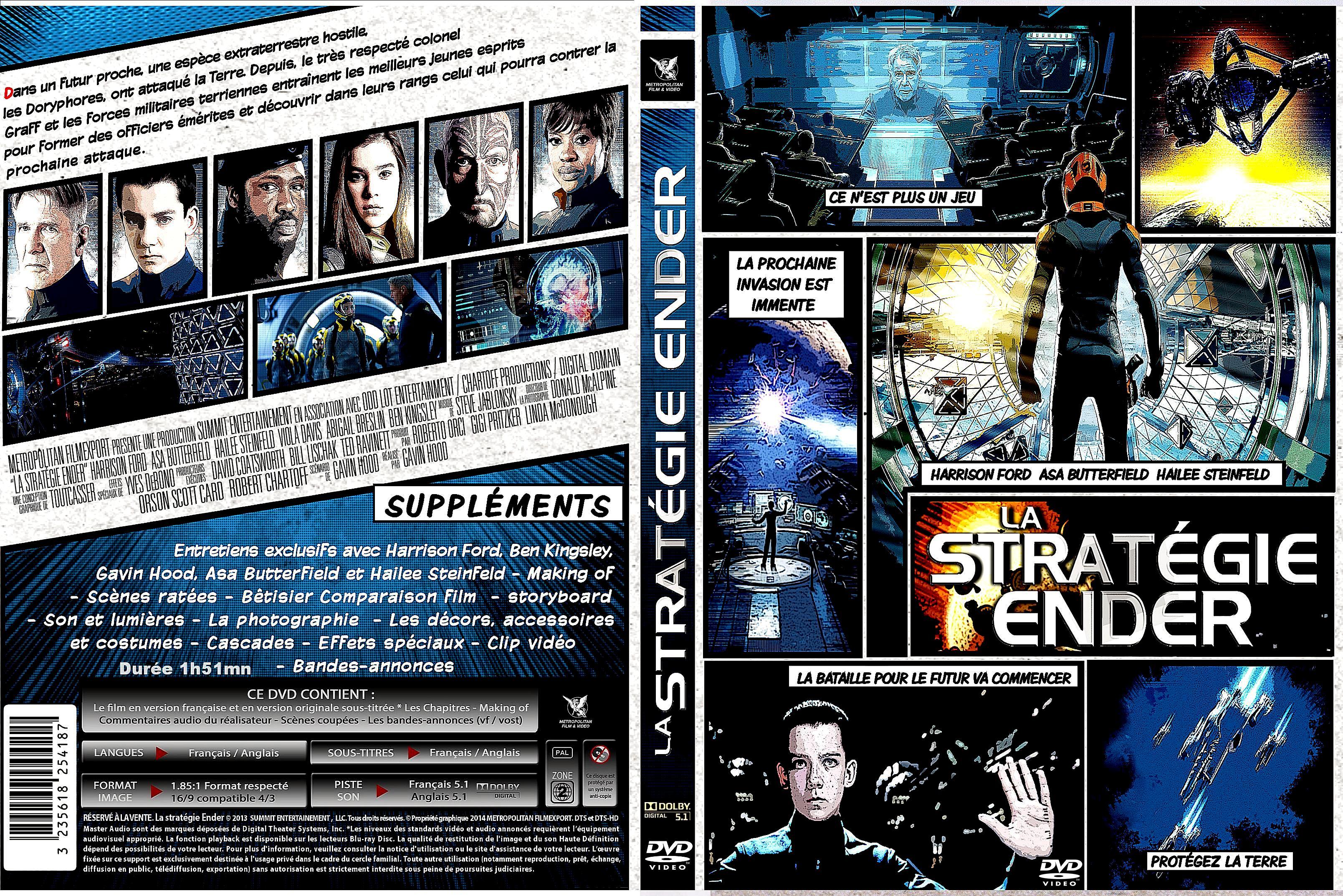 Jaquette DVD La Stratgie Ender custom v2