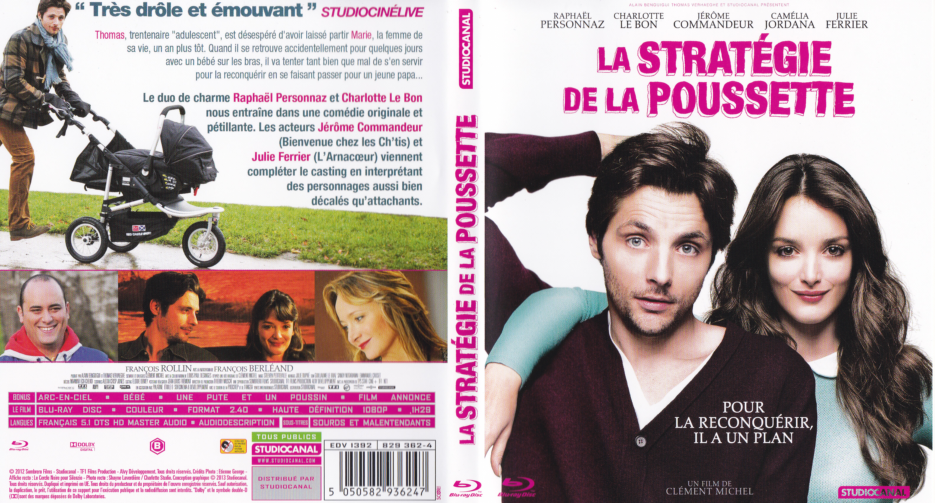 Jaquette DVD La Stratgie de la poussette (BLU-RAY)