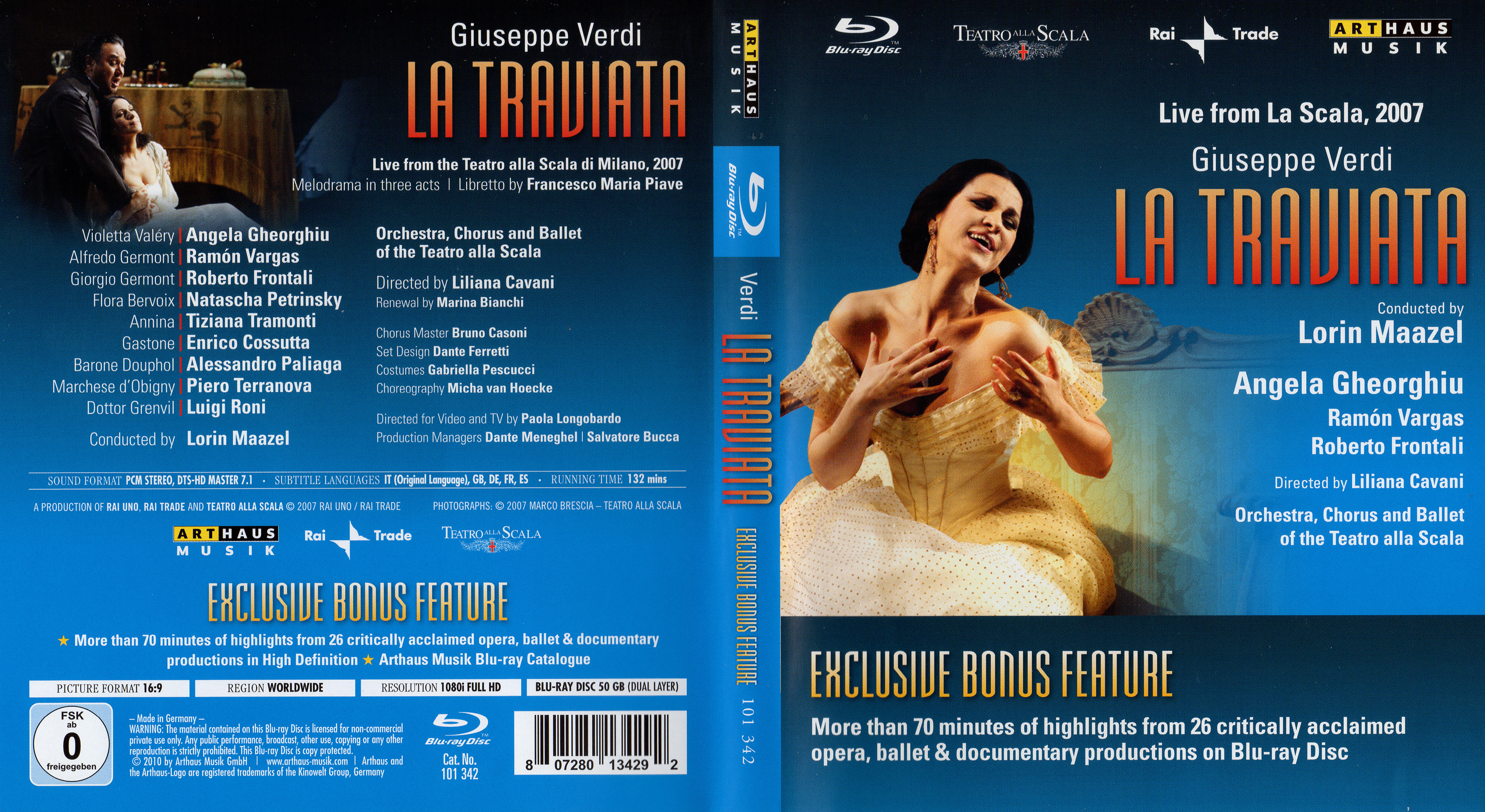 Jaquette DVD La Traviata (BLU-RAY)
