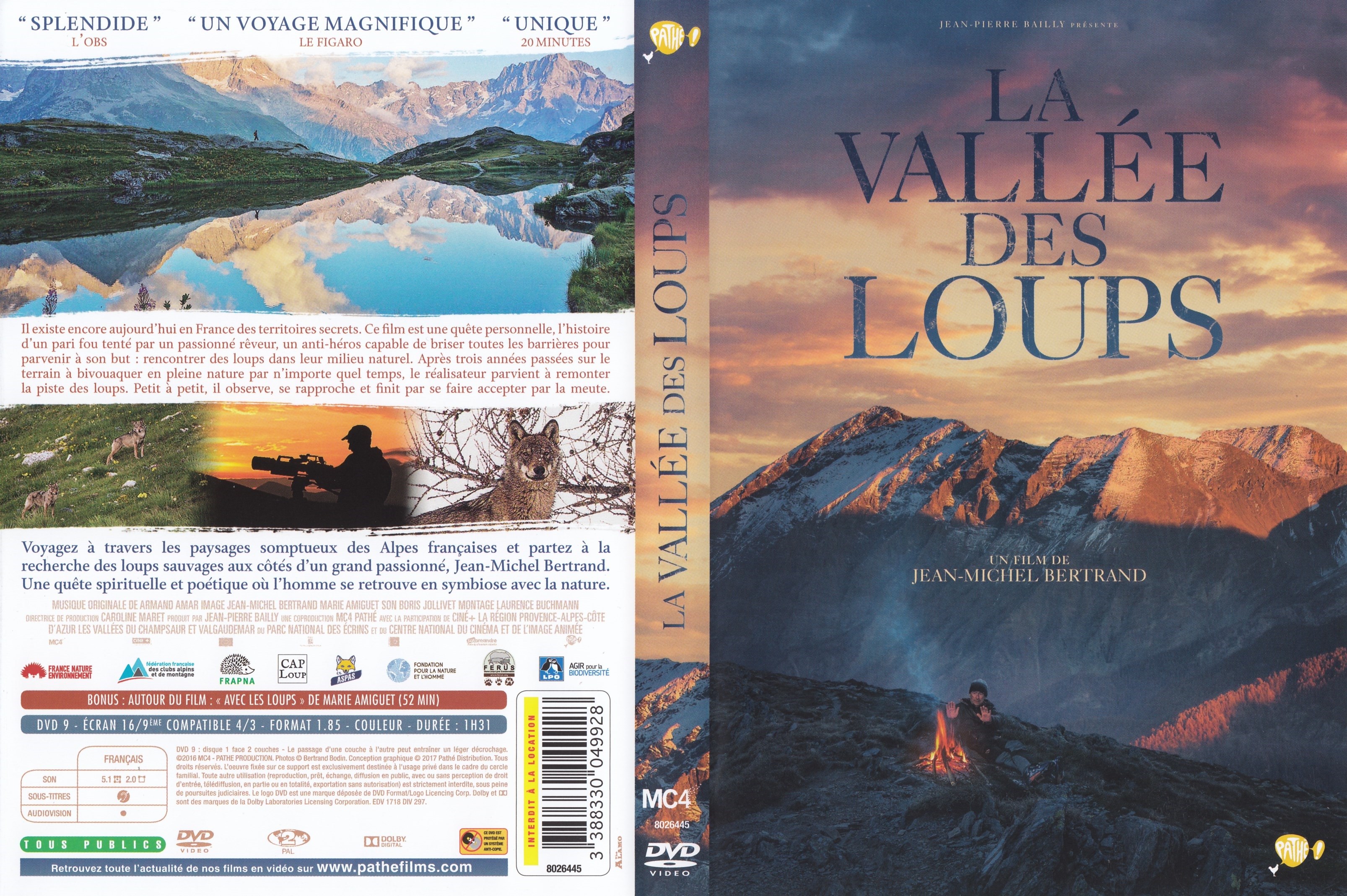 Jaquette DVD La Valle des loups