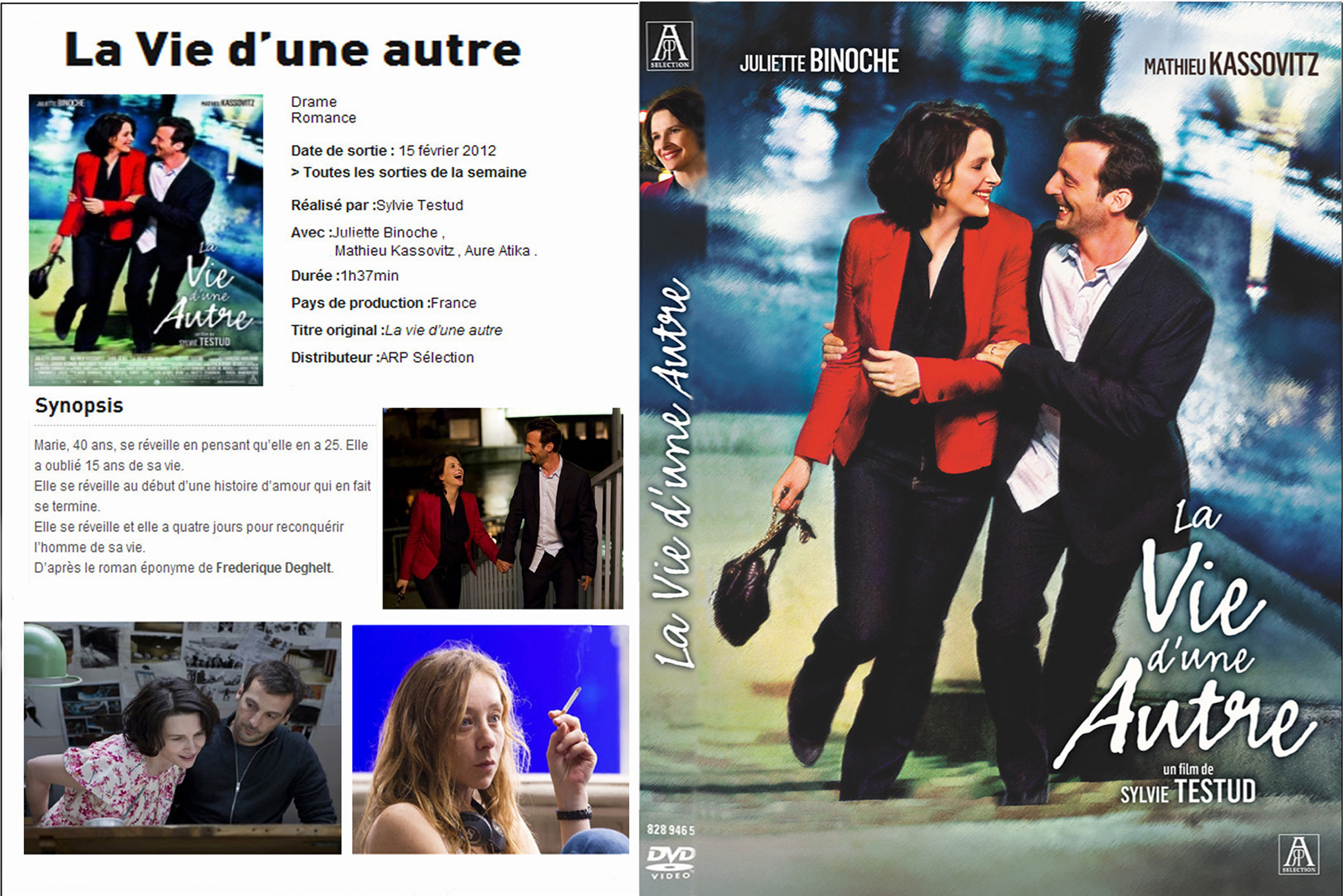 Jaquette DVD La Vie d