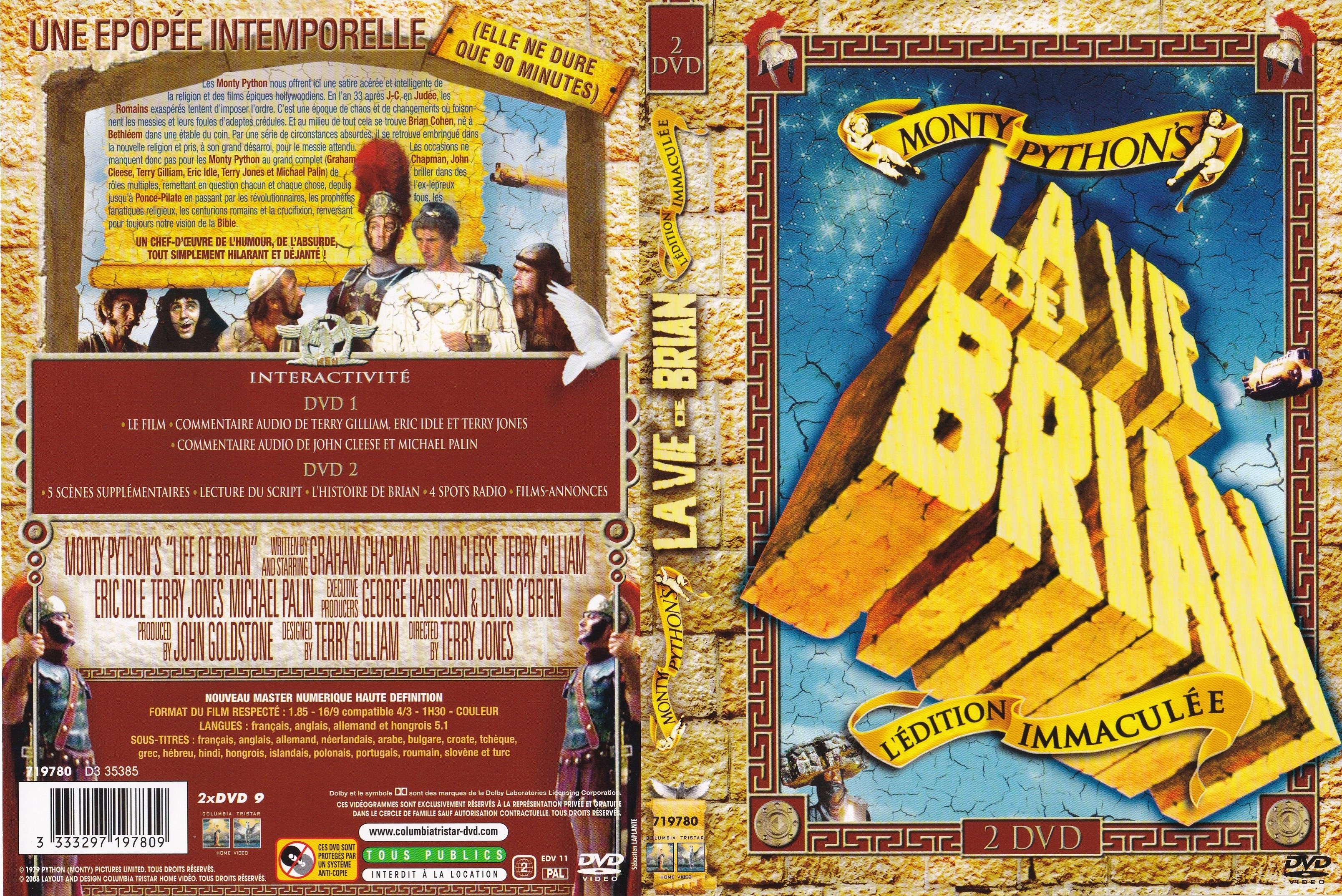 Jaquette DVD La Vie de Brian v3