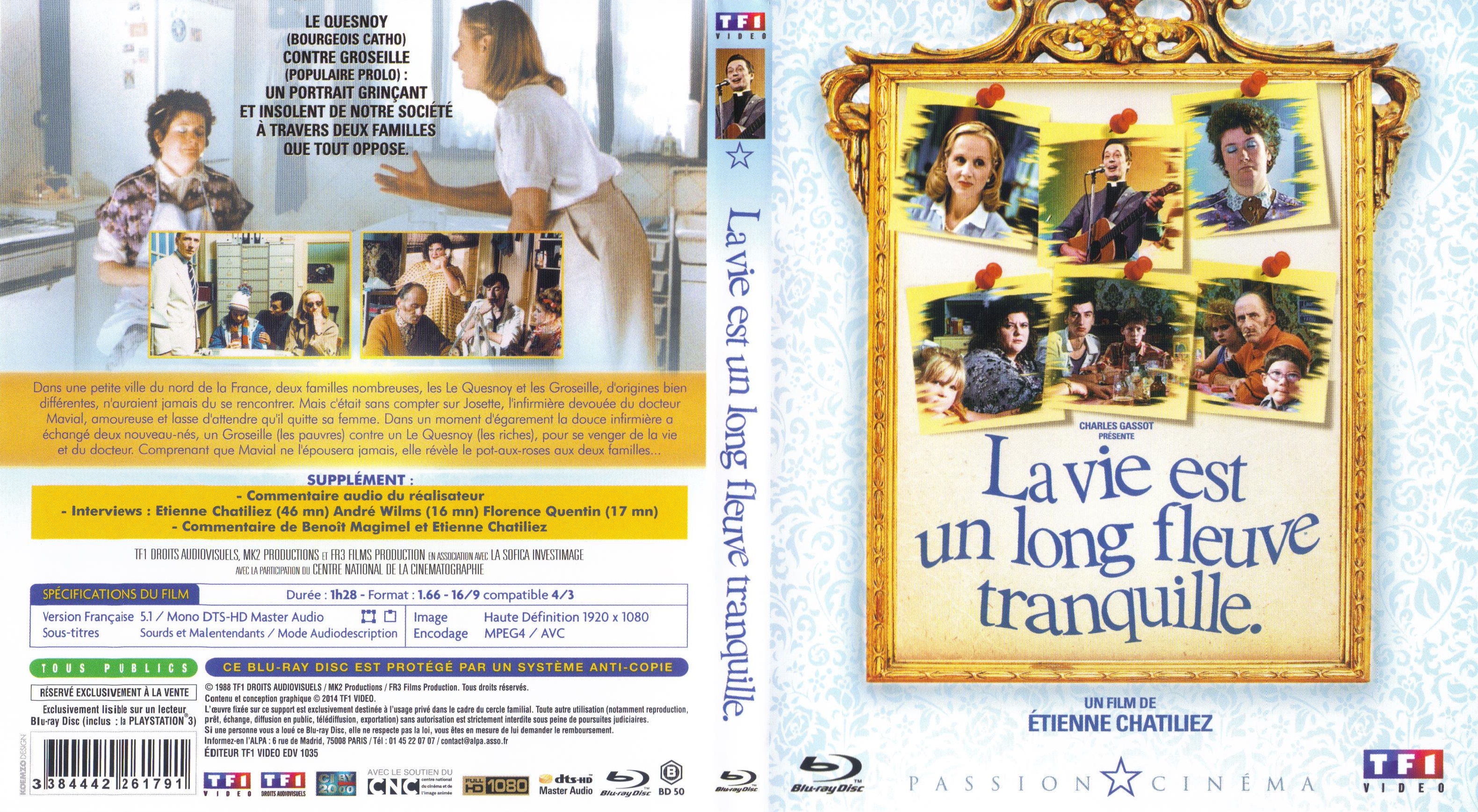 Jaquette DVD La Vie est un long fleuve tranquille (BLU-RAY)