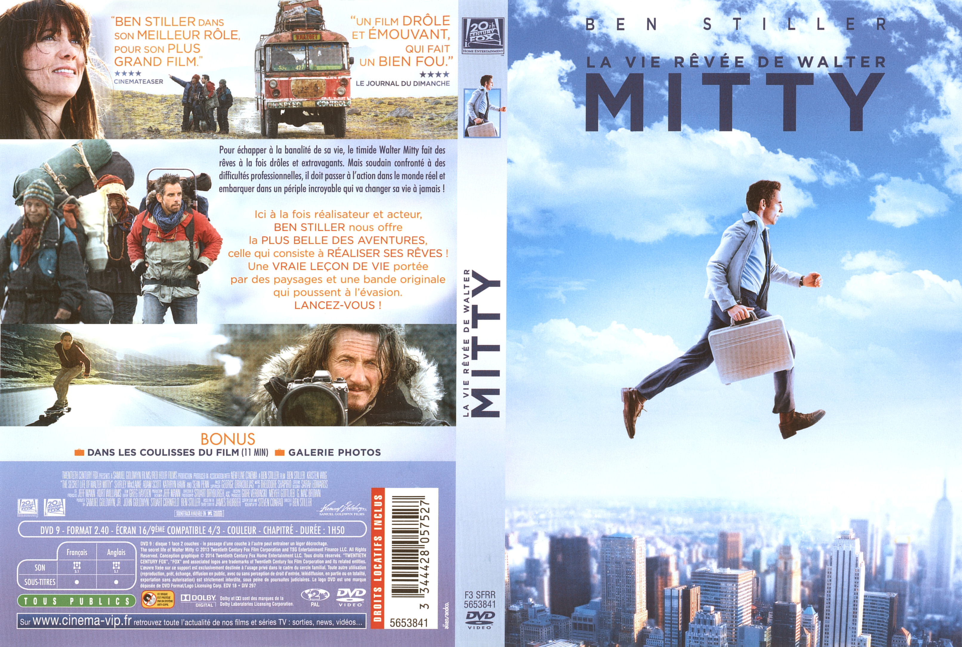 Jaquette DVD La Vie reve de Walter Mitty