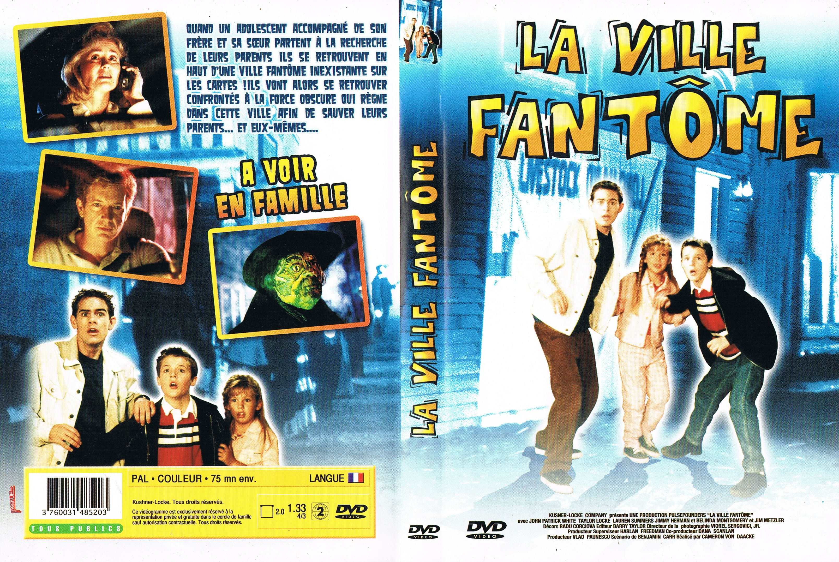 Jaquette DVD La Ville Fantome (1999)