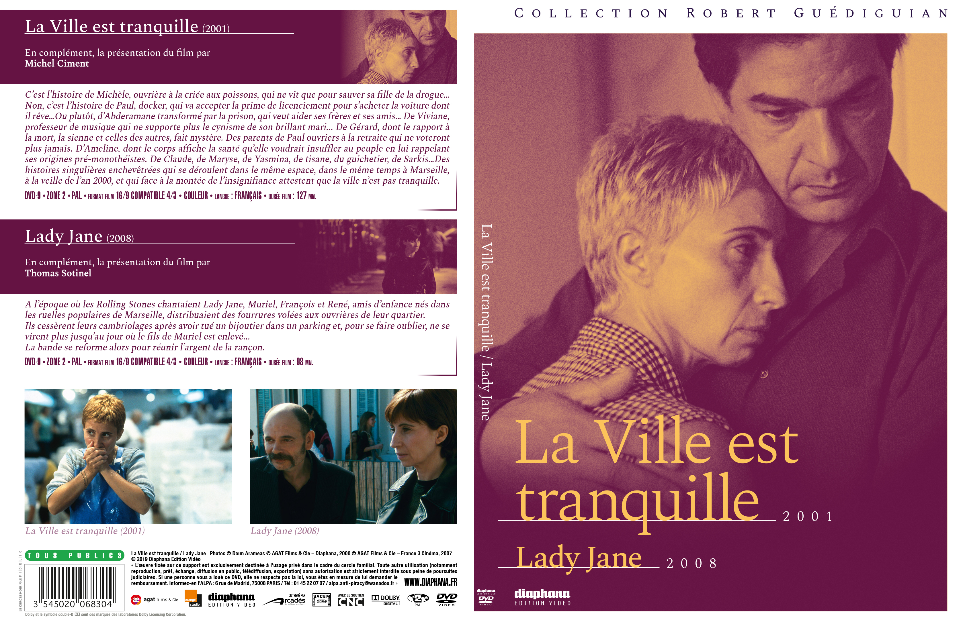 Jaquette DVD La Ville est tranquille v2