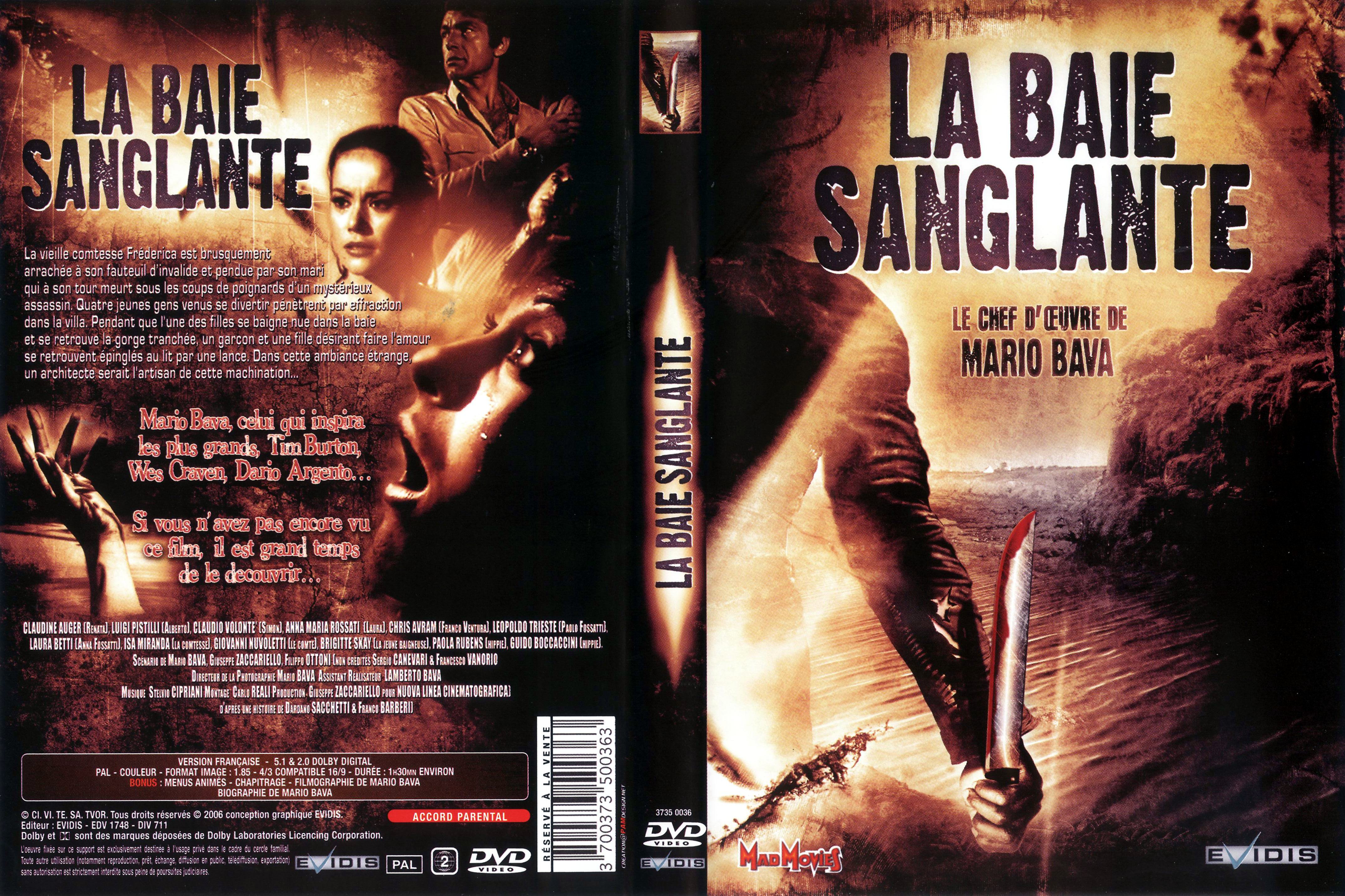 Jaquette DVD La baie sanglante