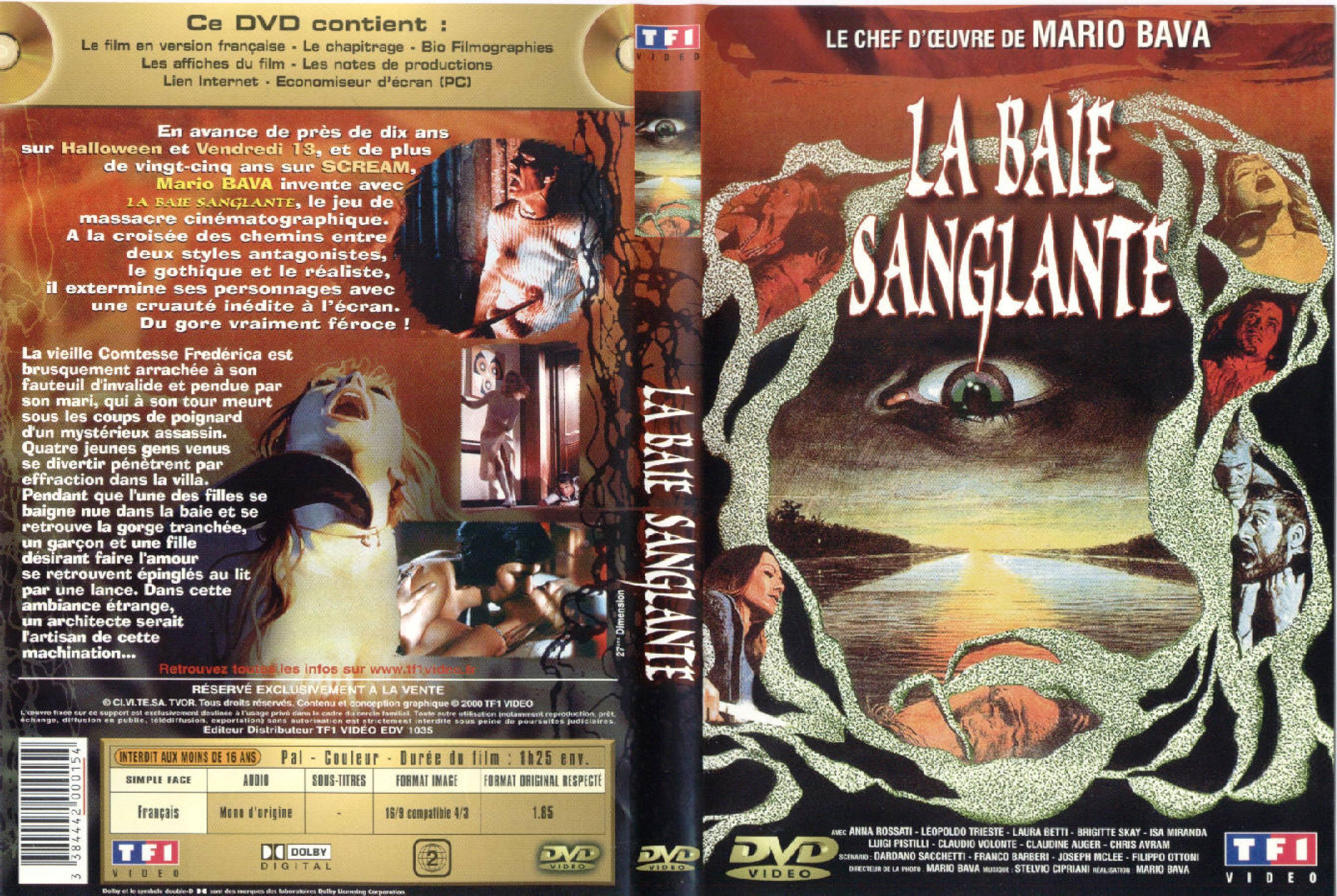 Jaquette DVD La baie sanglante v3