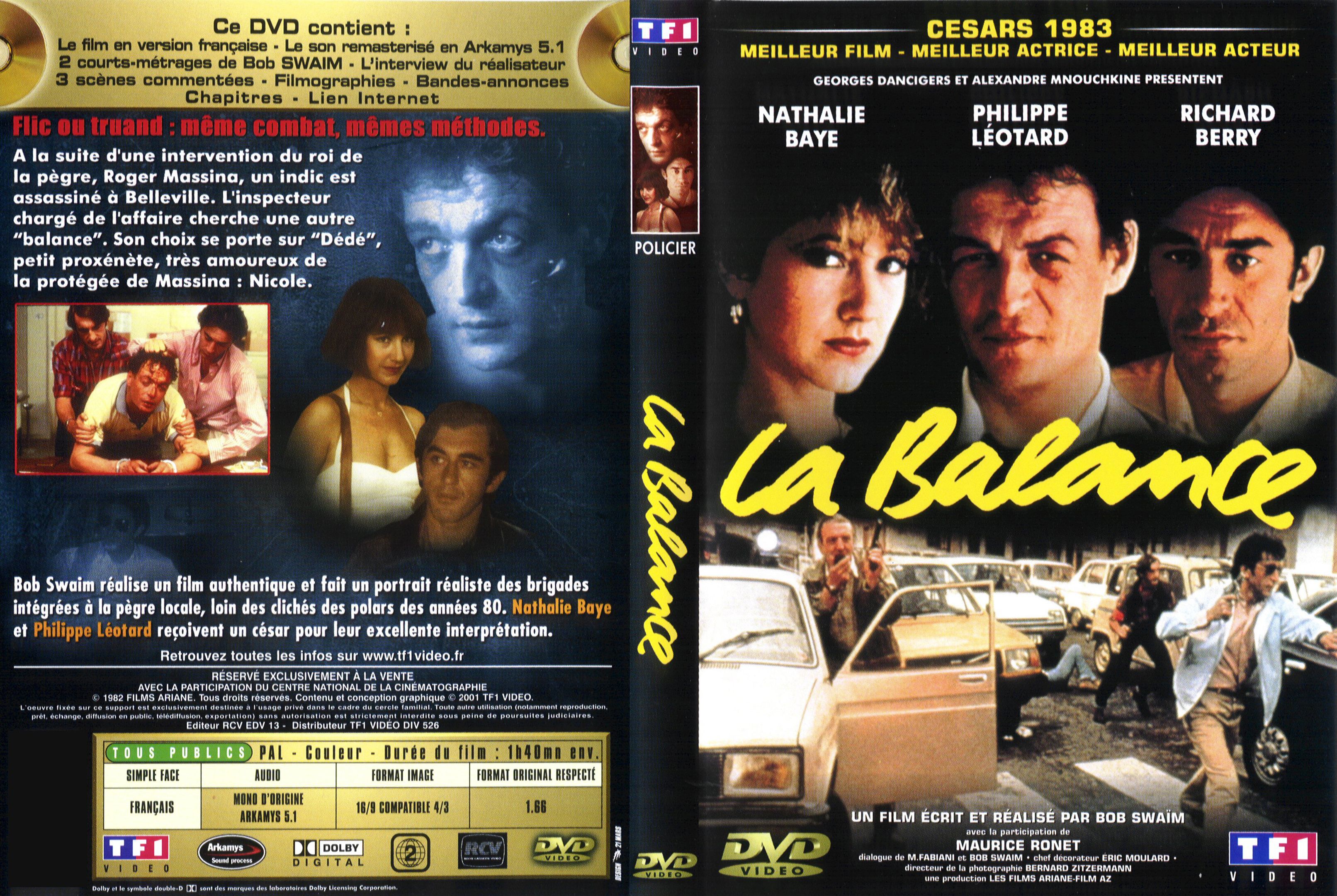 Jaquette DVD La balance