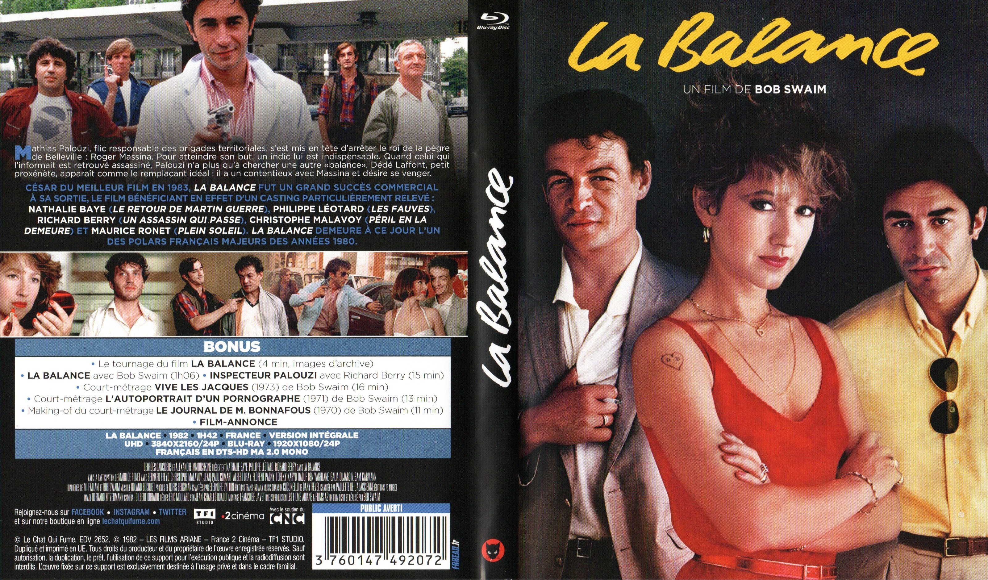 Jaquette DVD La balance (BLU-RAY)