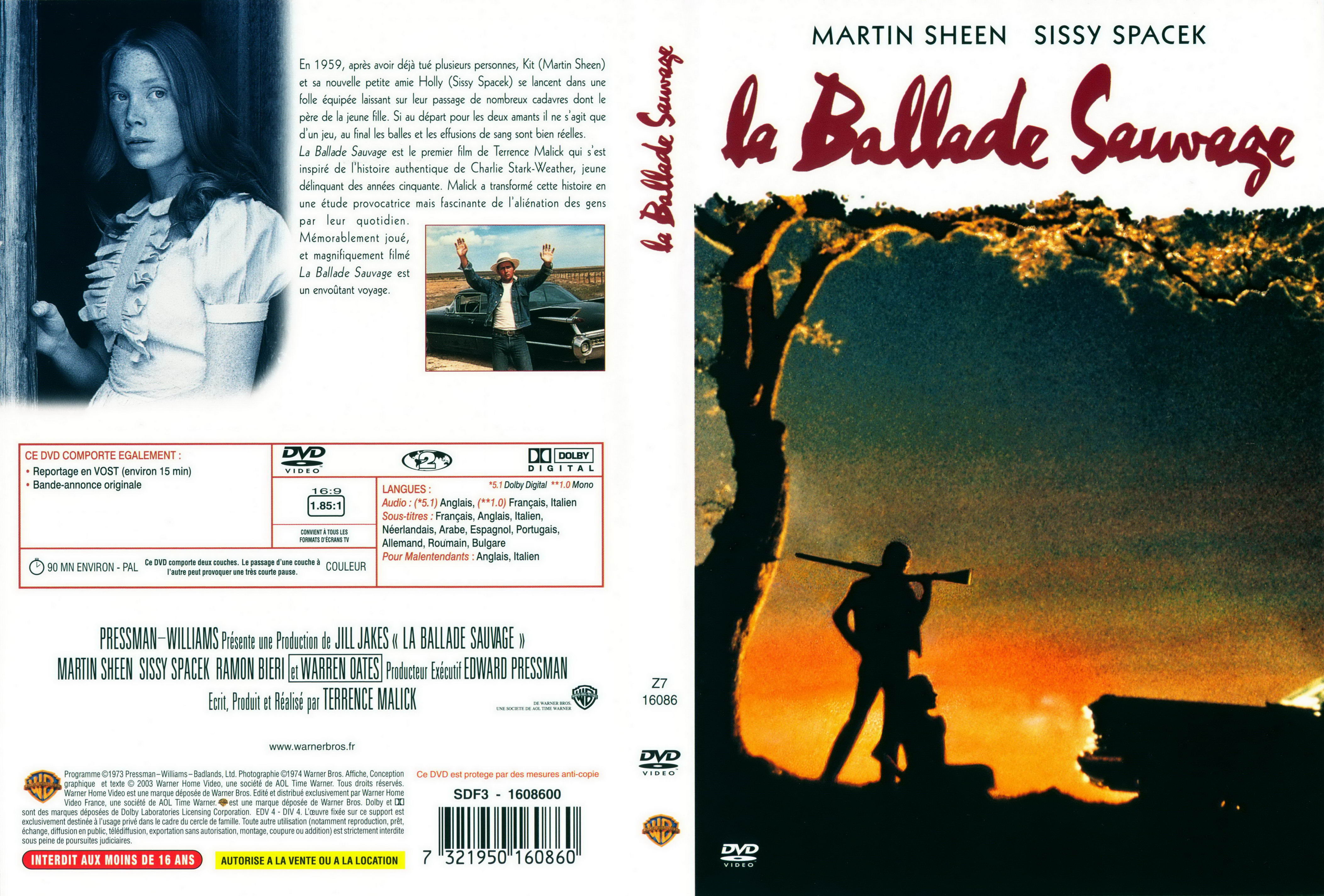 Jaquette DVD La ballade sauvage v2