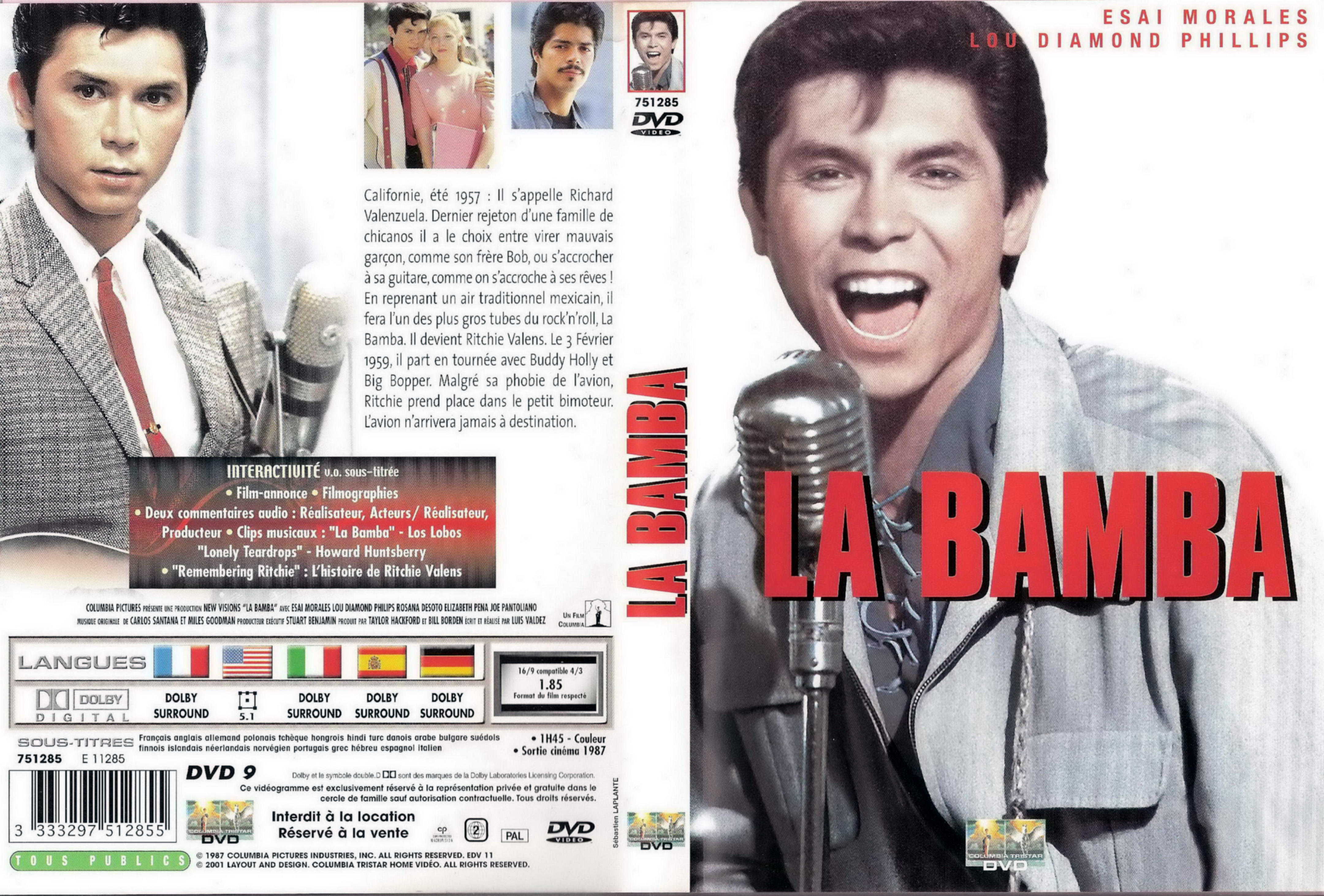 Jaquette DVD La bamba v2