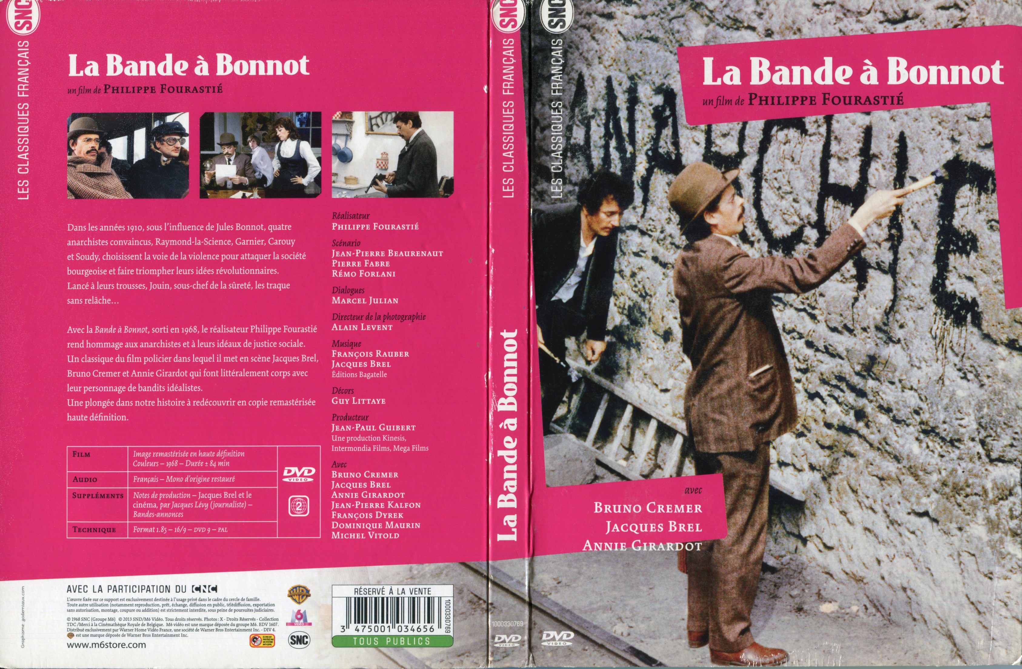 Jaquette DVD La bande à Bonnot v2