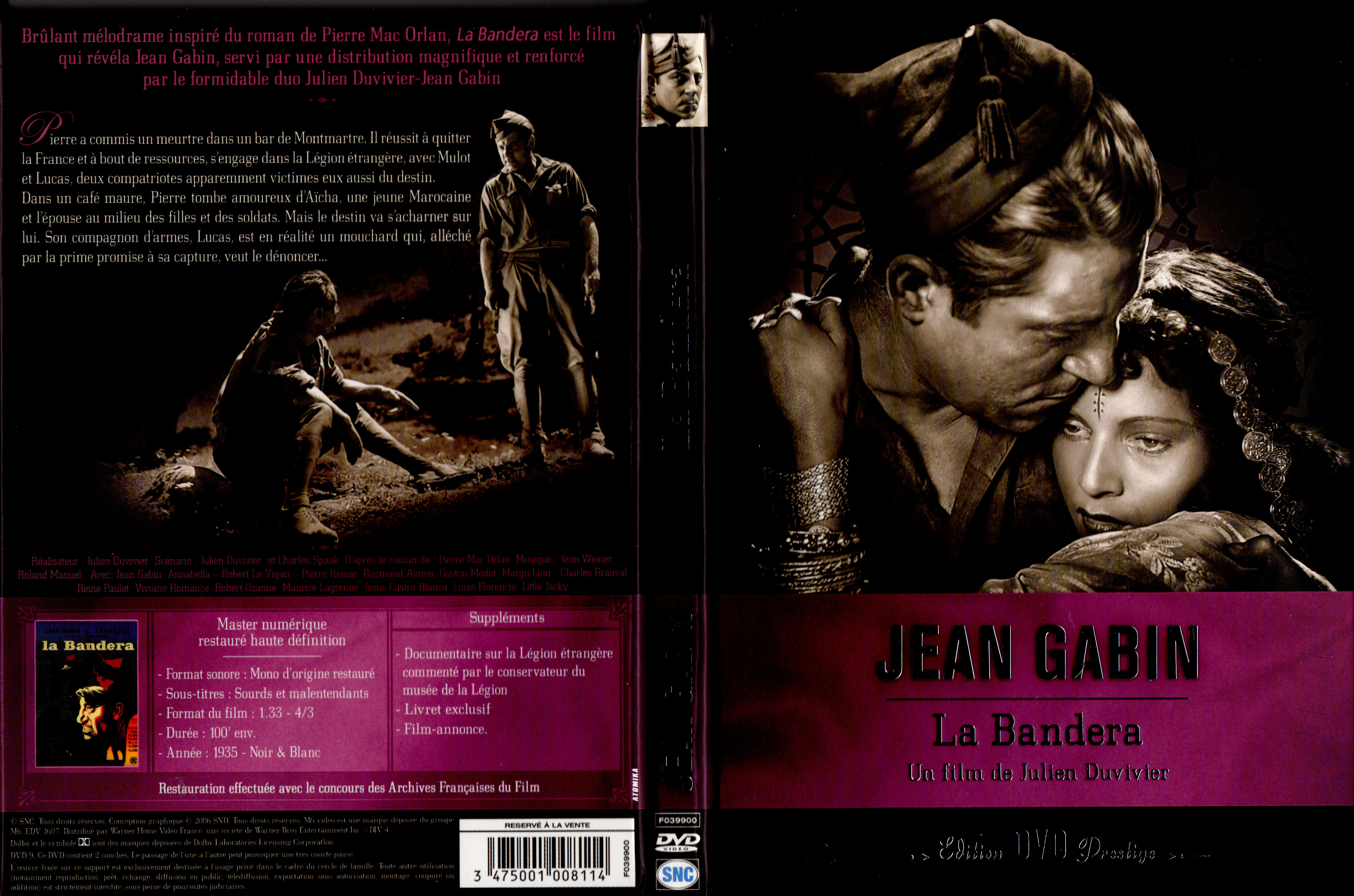 Jaquette DVD La bandera v3