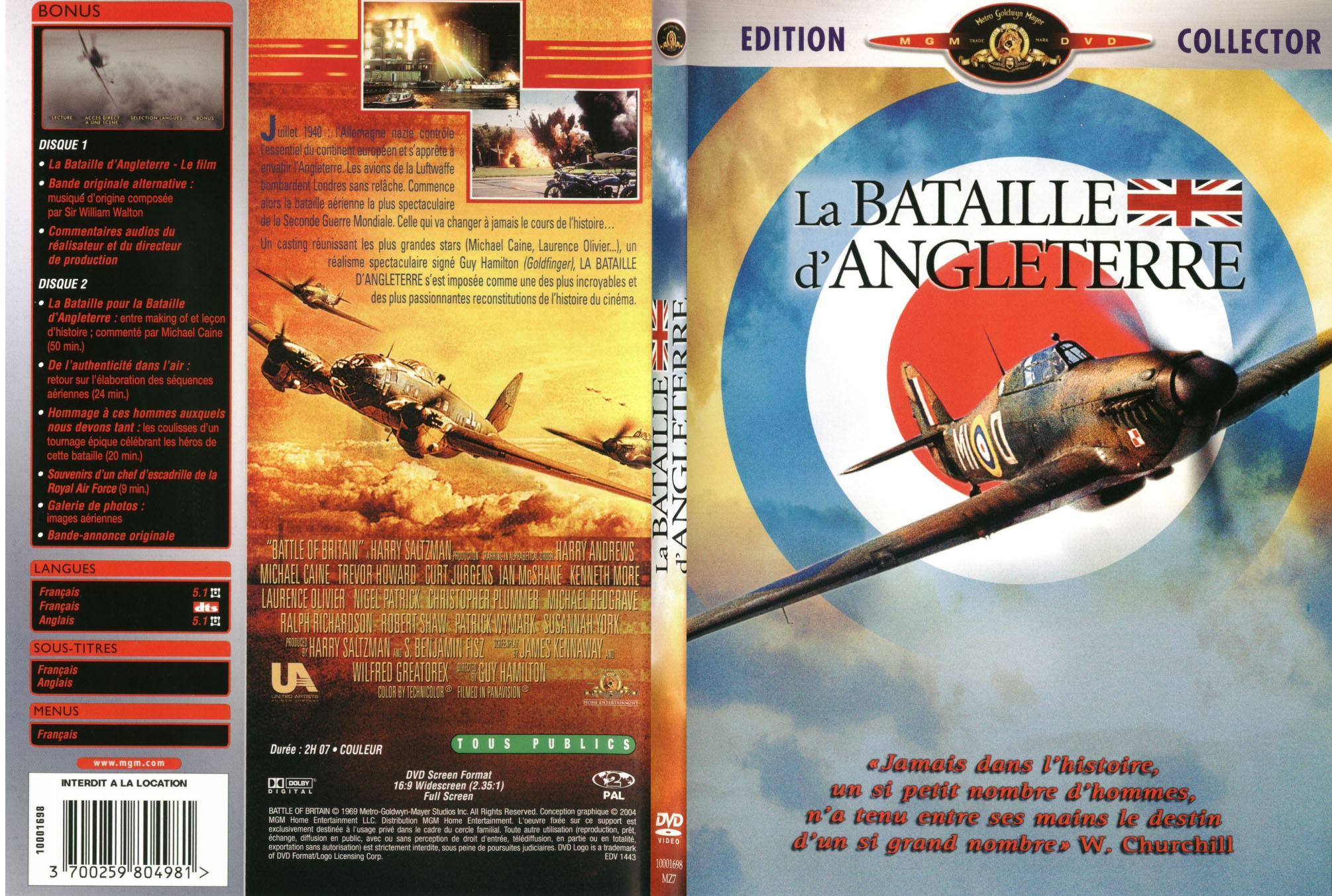 Jaquette DVD La bataille d