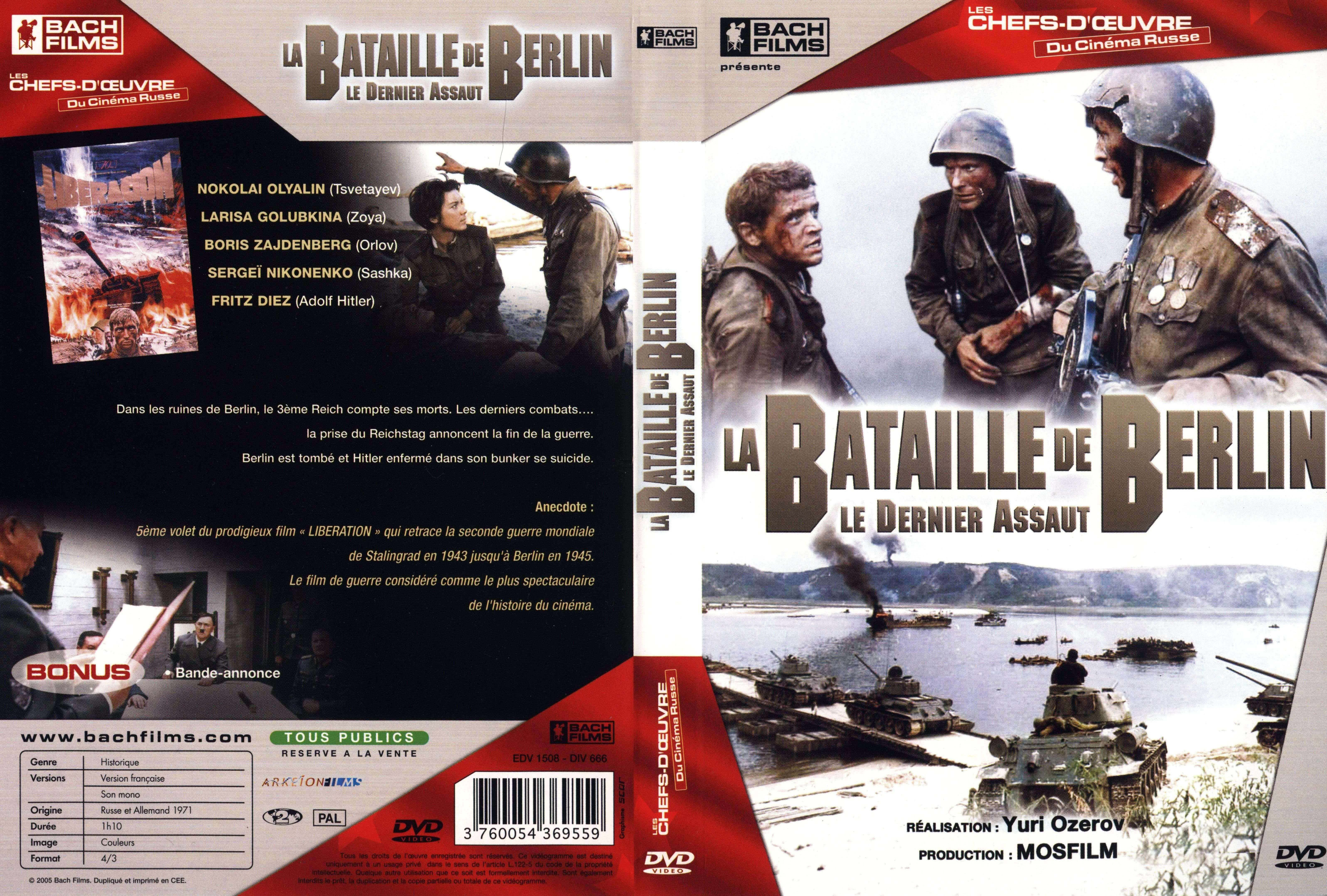 Jaquette DVD La bataille de Berlin